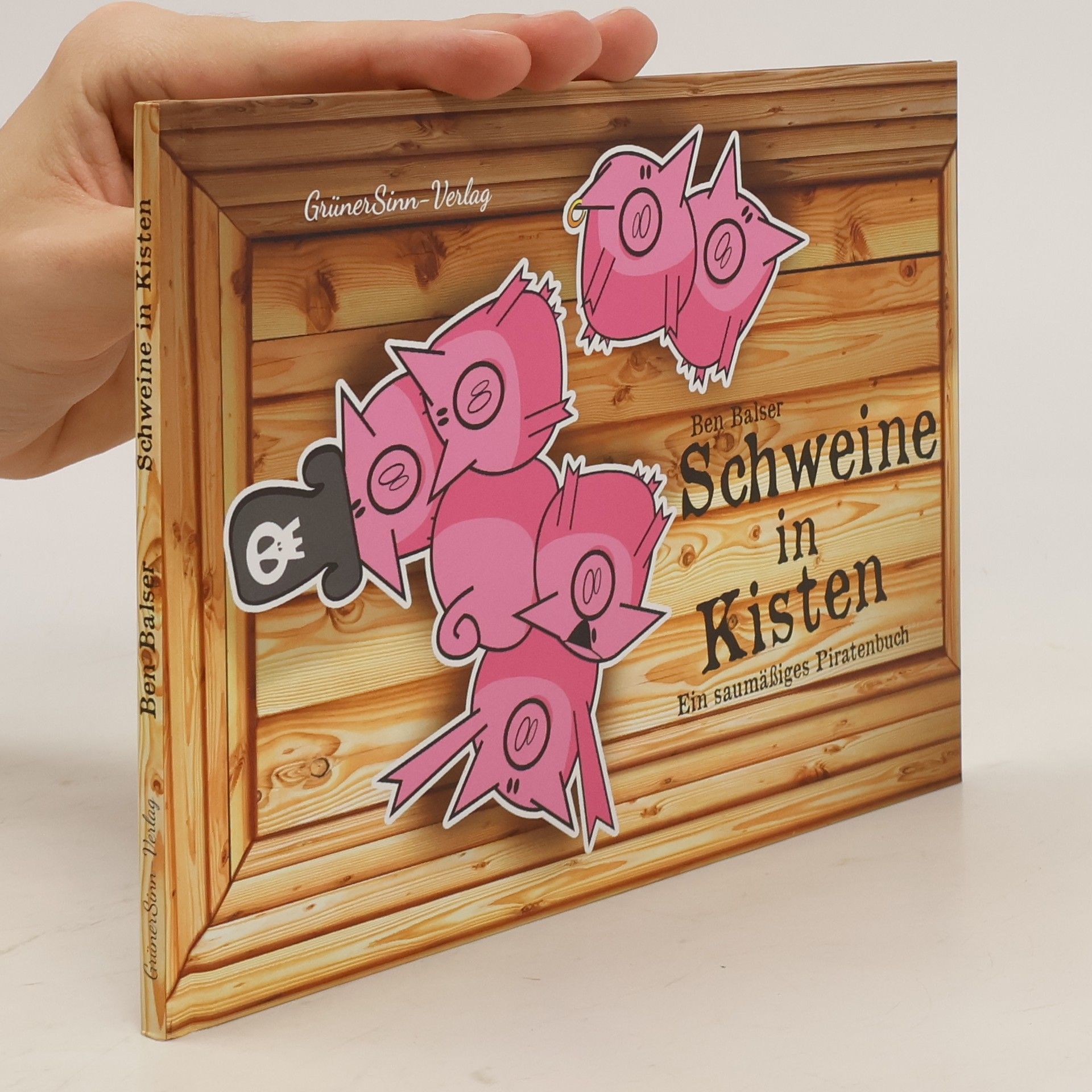 Ben Balser Schweine in Kisten