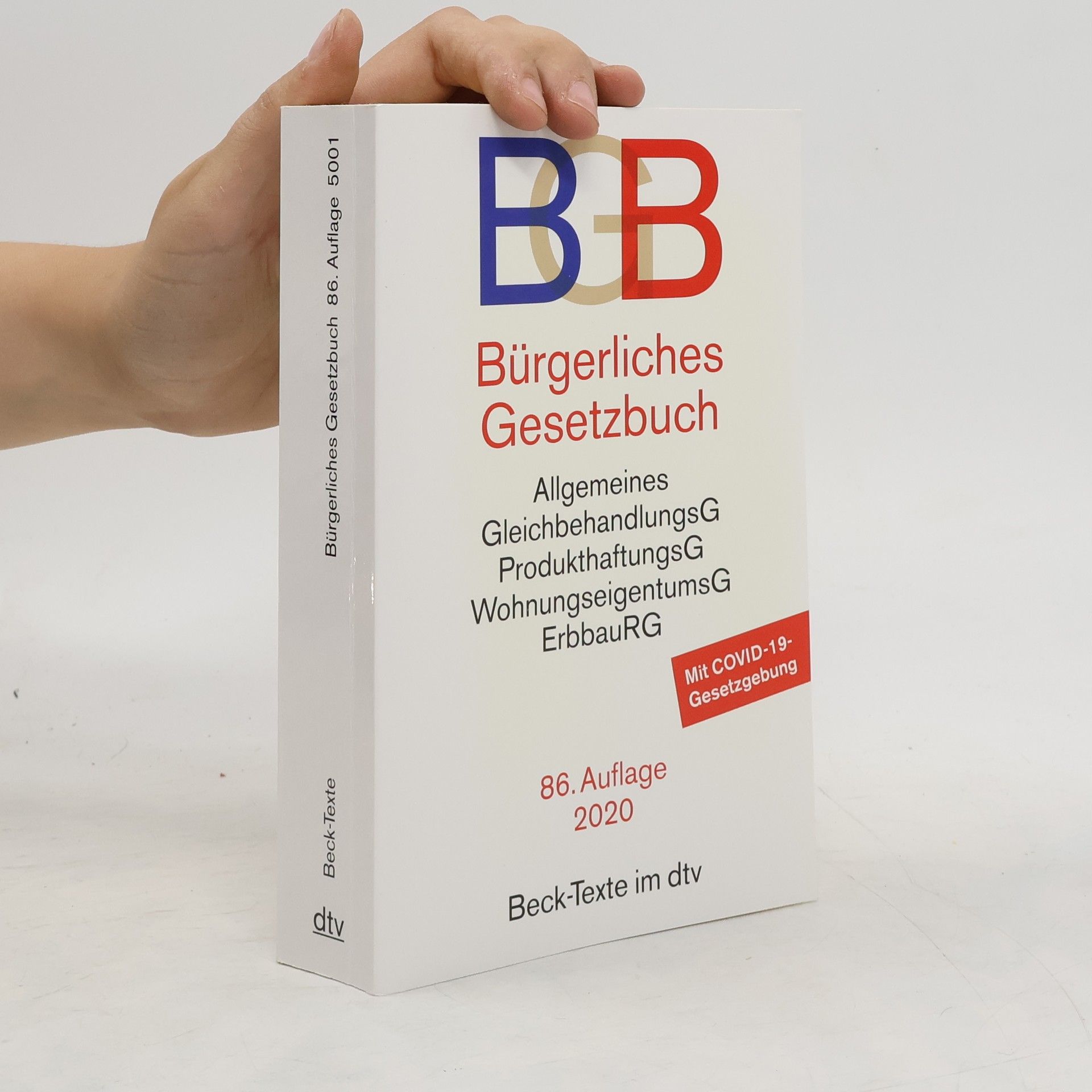 Helmut Köhler Bürgerliches Gesetzbuch. 86. Auflage