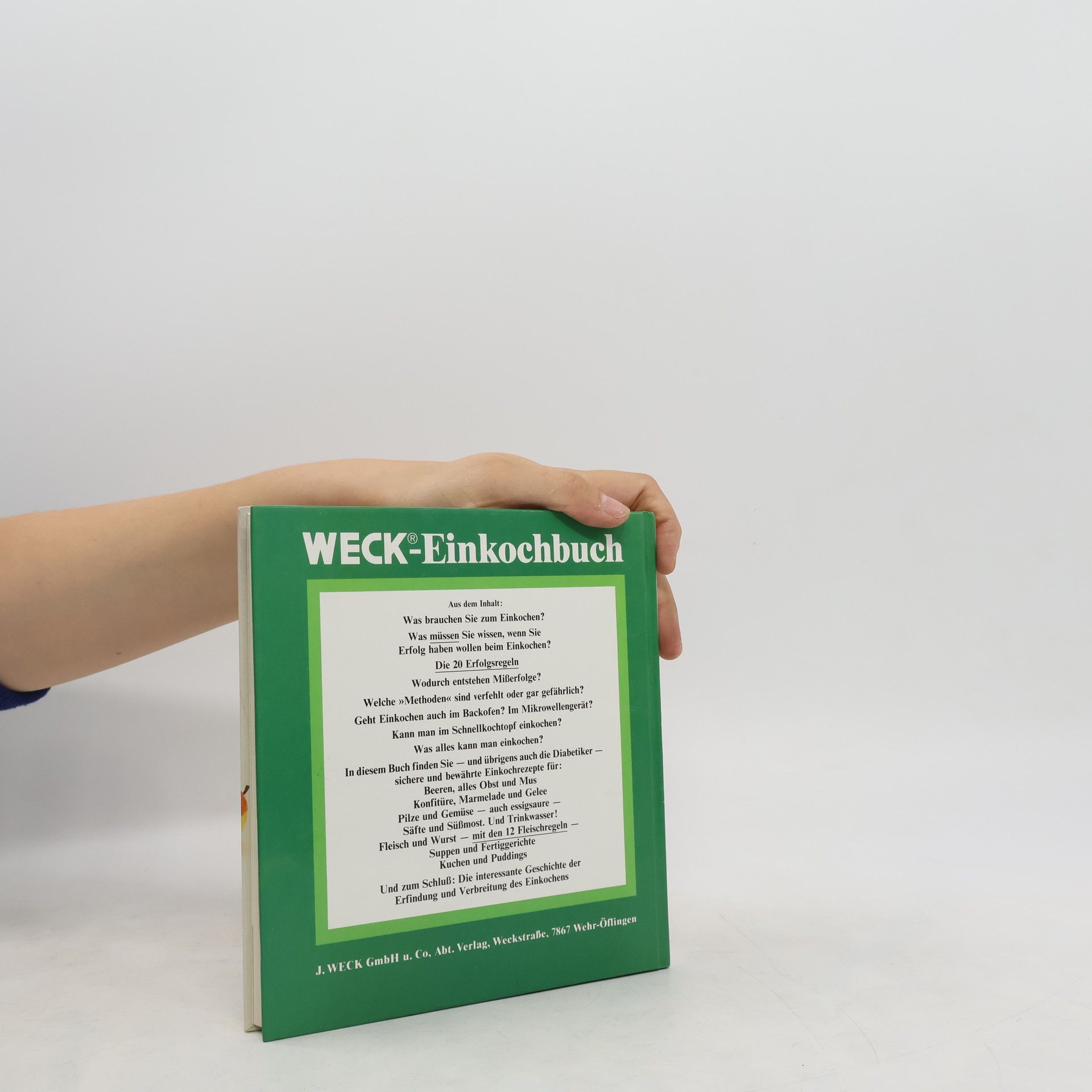 Collectif d'auteurs Weck-Einkochbuch