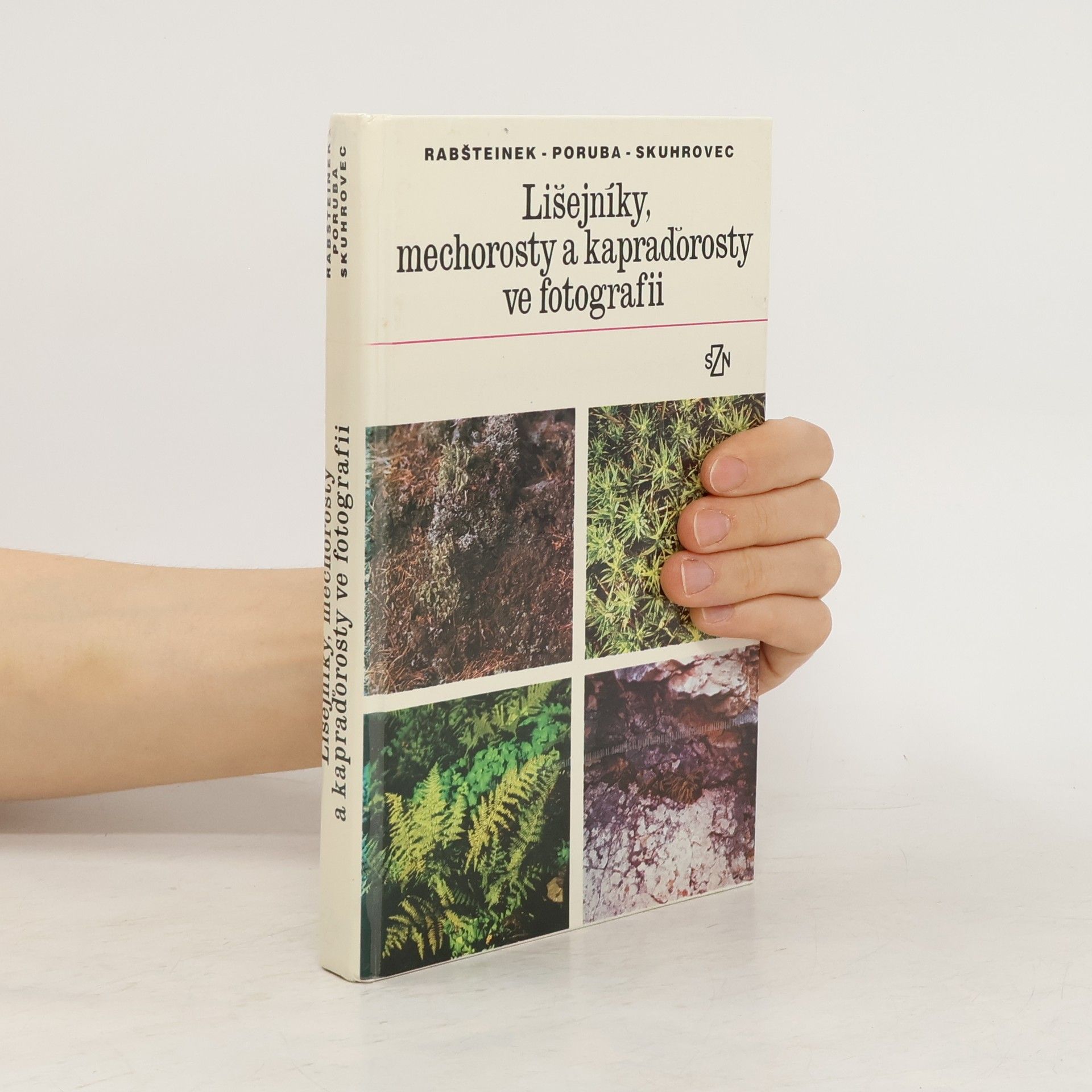 Otomar Rabšteinek Lišejníky, mechorosty a kapraďorosty ve fotografii