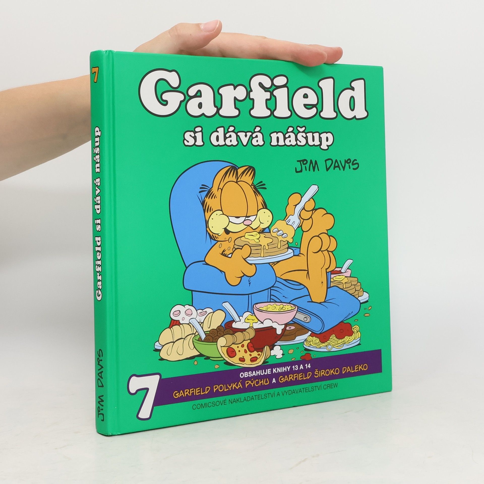 Jim Davis Garfield si dává nášup