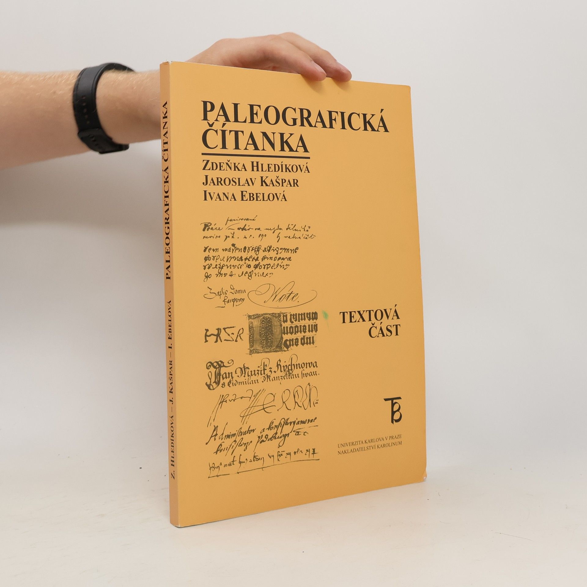 Zdeňka Hledíková Paleografická čítanka. Textová část