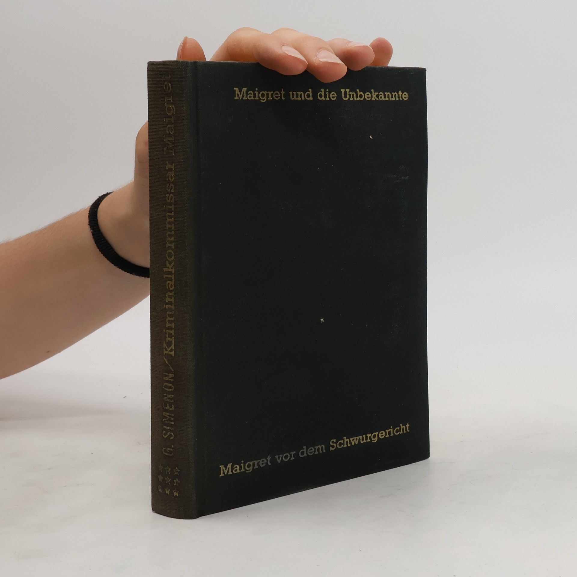 Georges Simenon Kriminalkommissar Maigret. Maigret und die Unbekannte. Maigret vor dem Schwurgericht