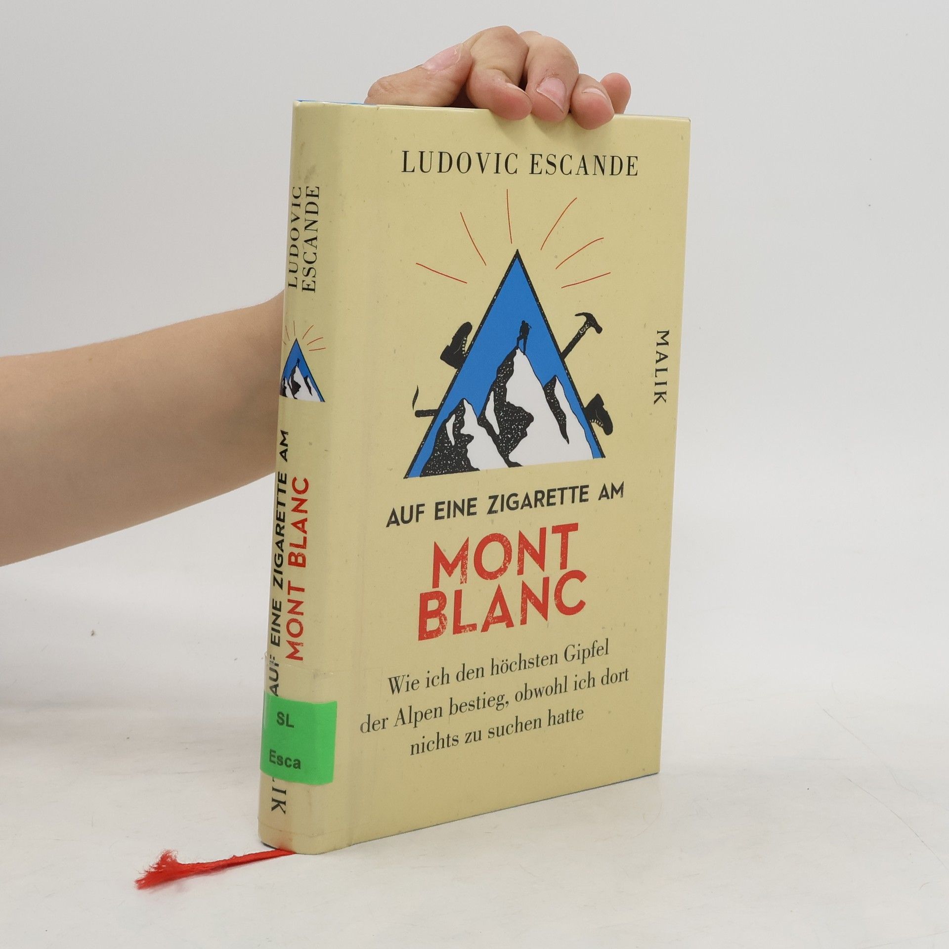 Ludovic Escande Auf eine Zigarette am Mont Blanc