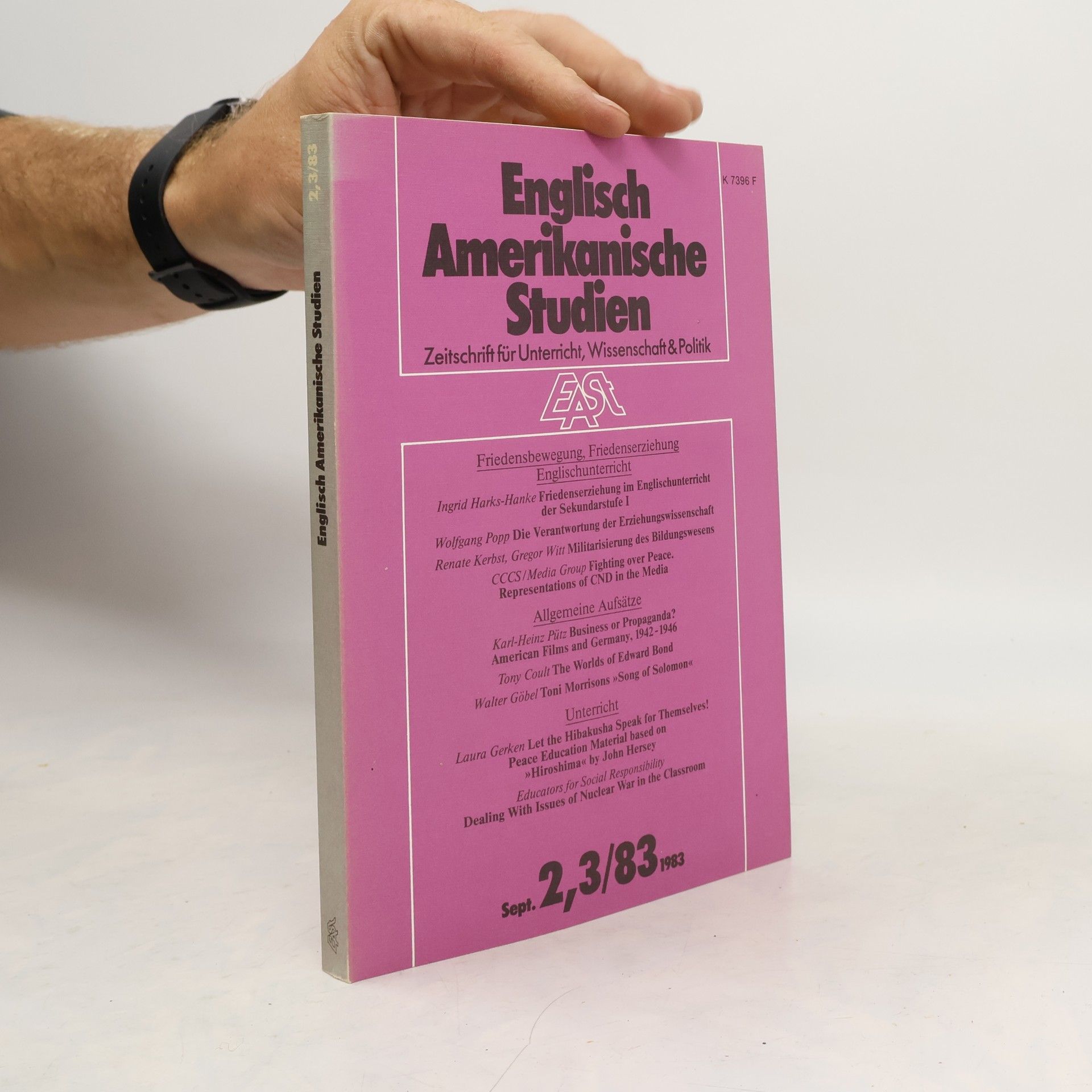 Collectif d'auteurs Englisch Amerikanische Studien 2,3/83