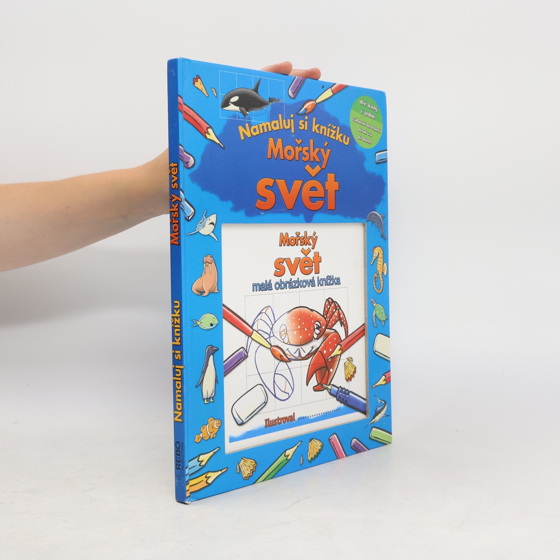 Damien Toll Mořský svět - Namaluj si knížku (malá obrázková knížka)