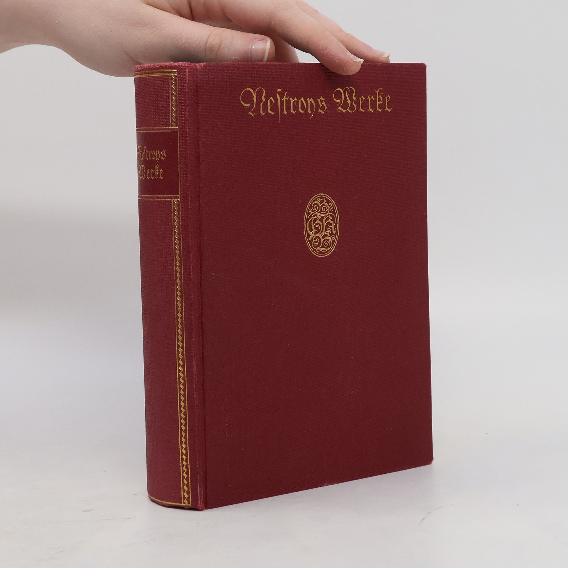 Otto Rommel Nestroys Werke. Volksstücke und Possen, Erster Teil
