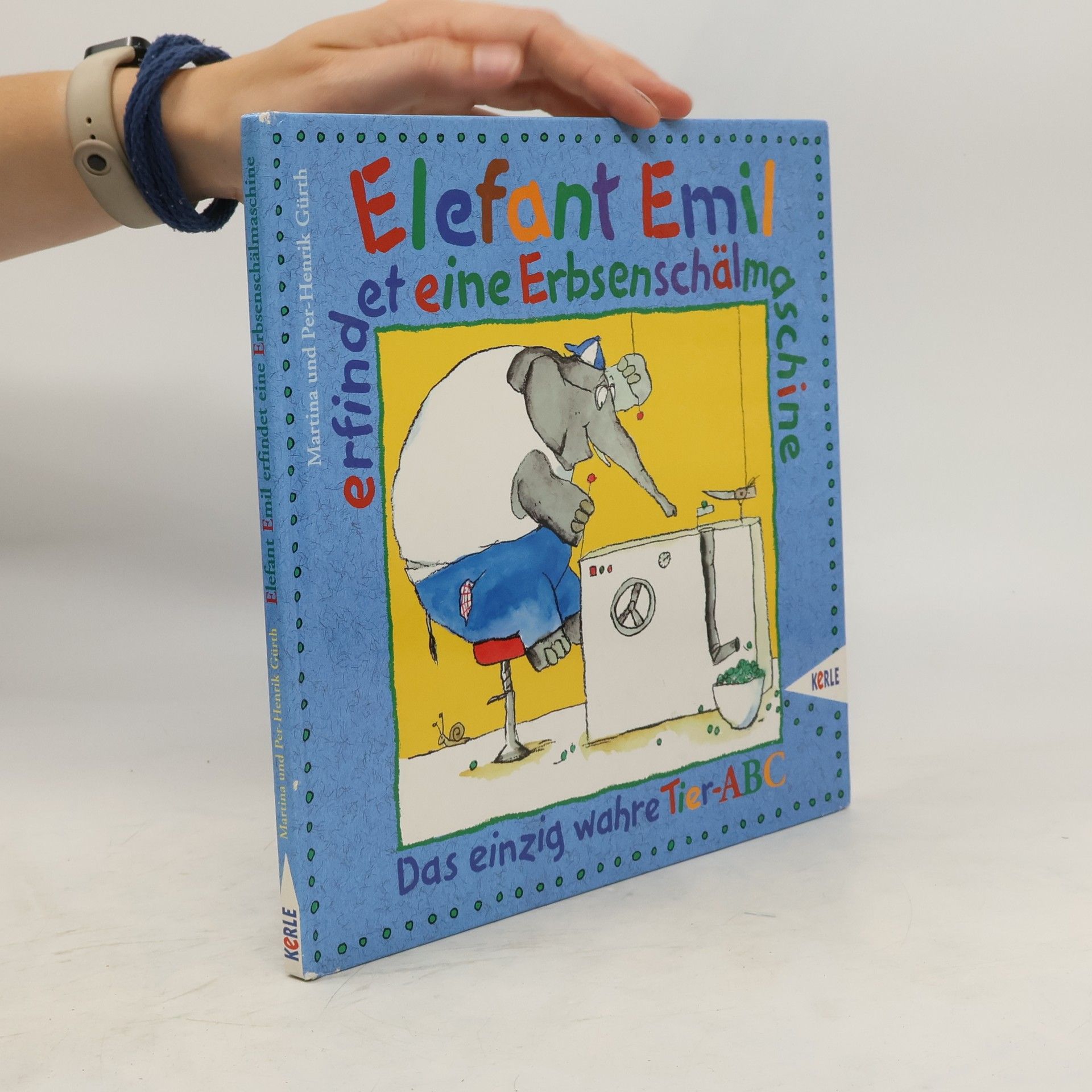 Martina Gürth Elefant Emil erfindet eine Erbsenschälmaschine