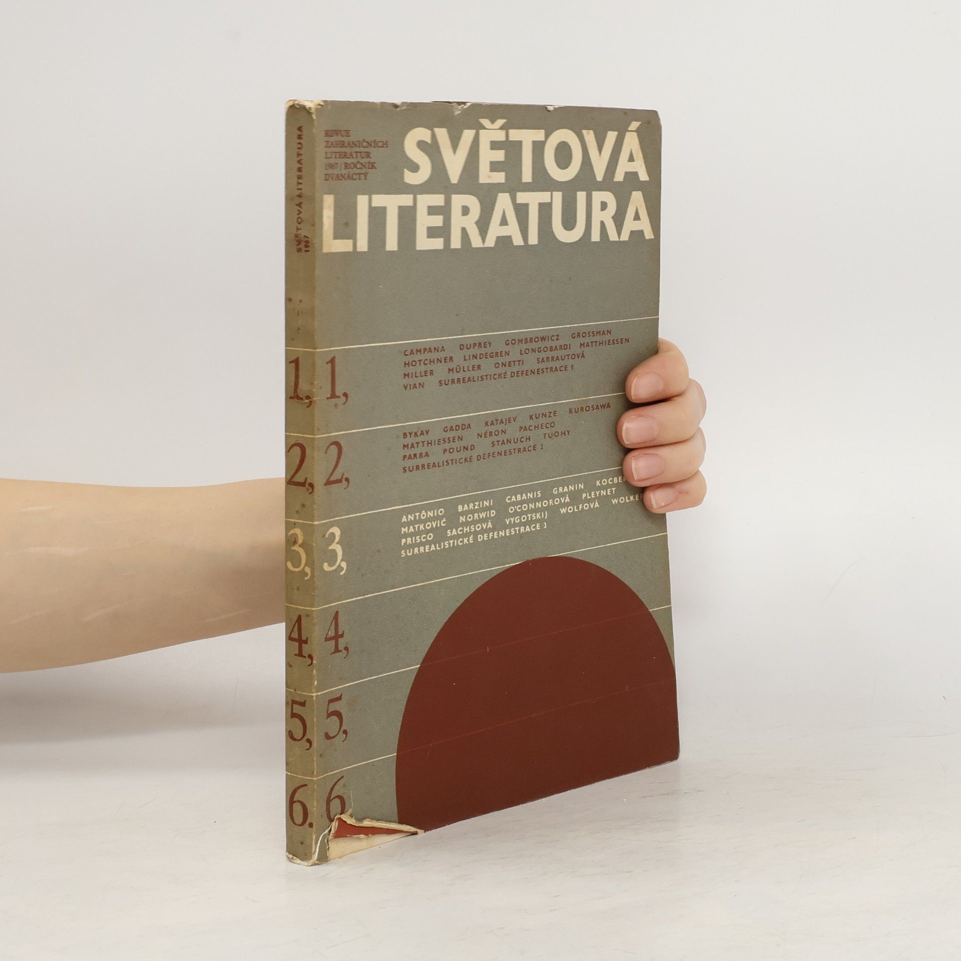 Autorenkollektiv Světová literatura 3/1967