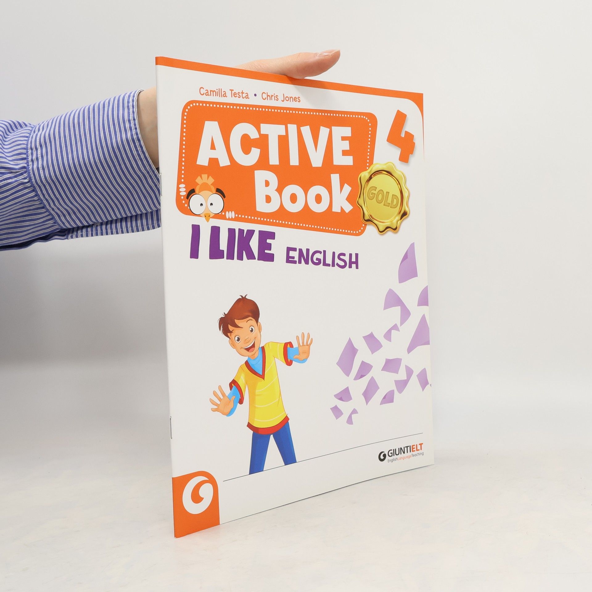 Camilla Testa Active Book Gold 4. I Like English