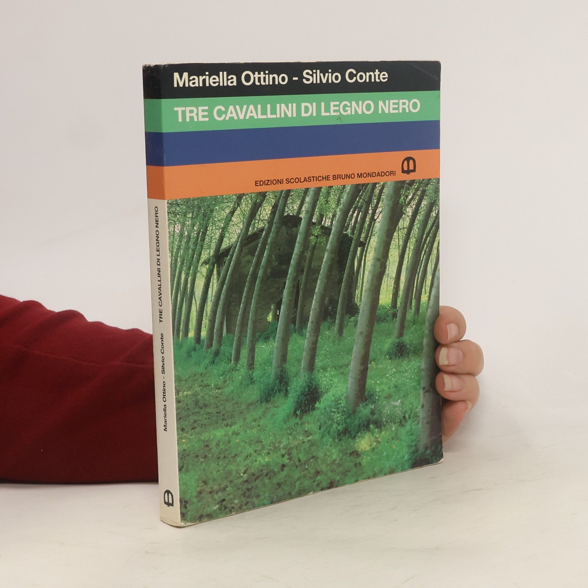 Mariella Ottino Tre cavallini di legno nero