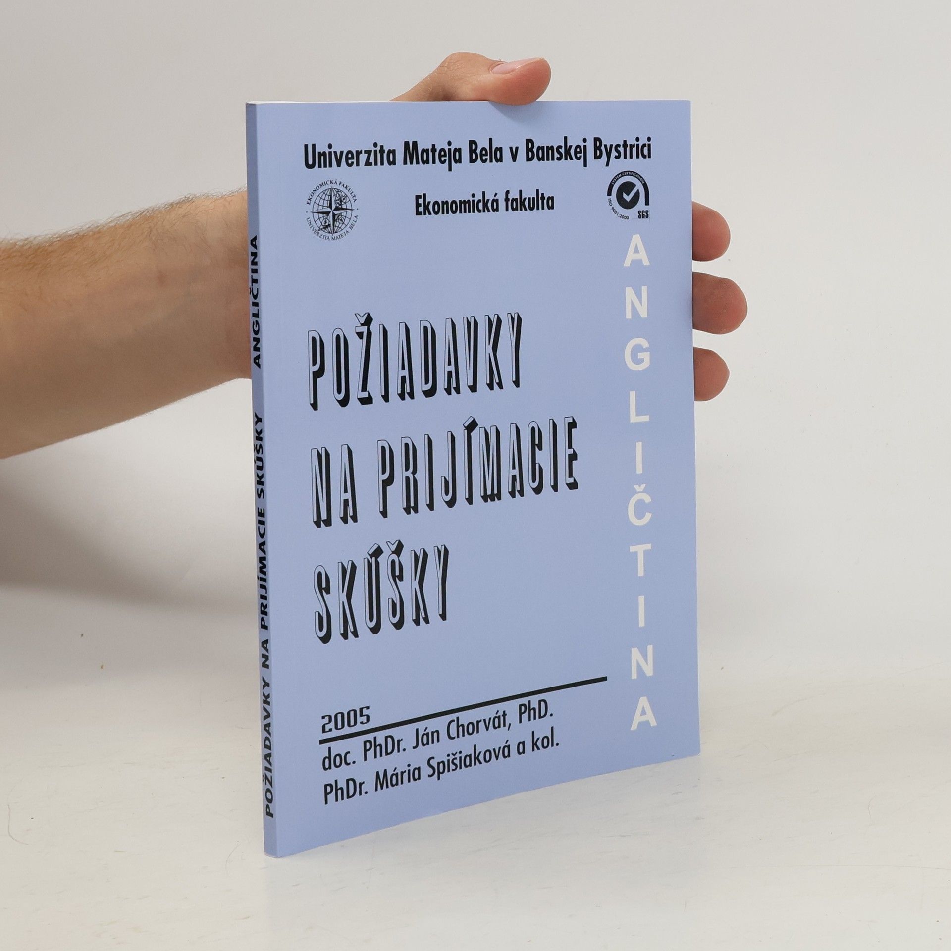 Jana Chorvátová Požiadavky Na Prijímacie Skúšky