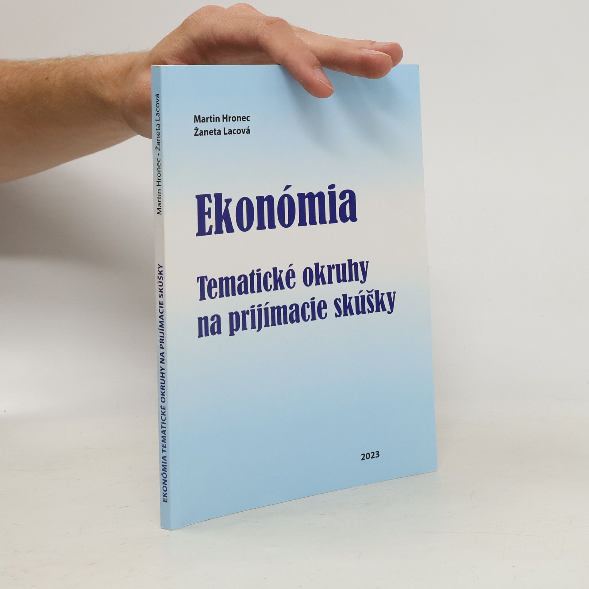 Martin Hronec Ekonómia