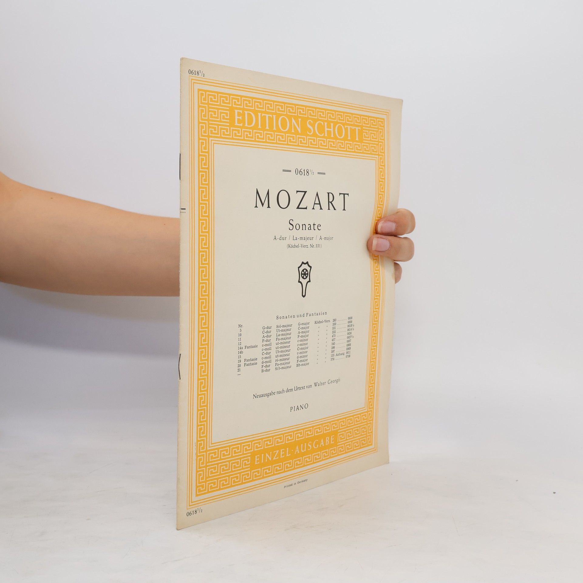 Wolfgang Amadeus Mozart Mozart. Sonate