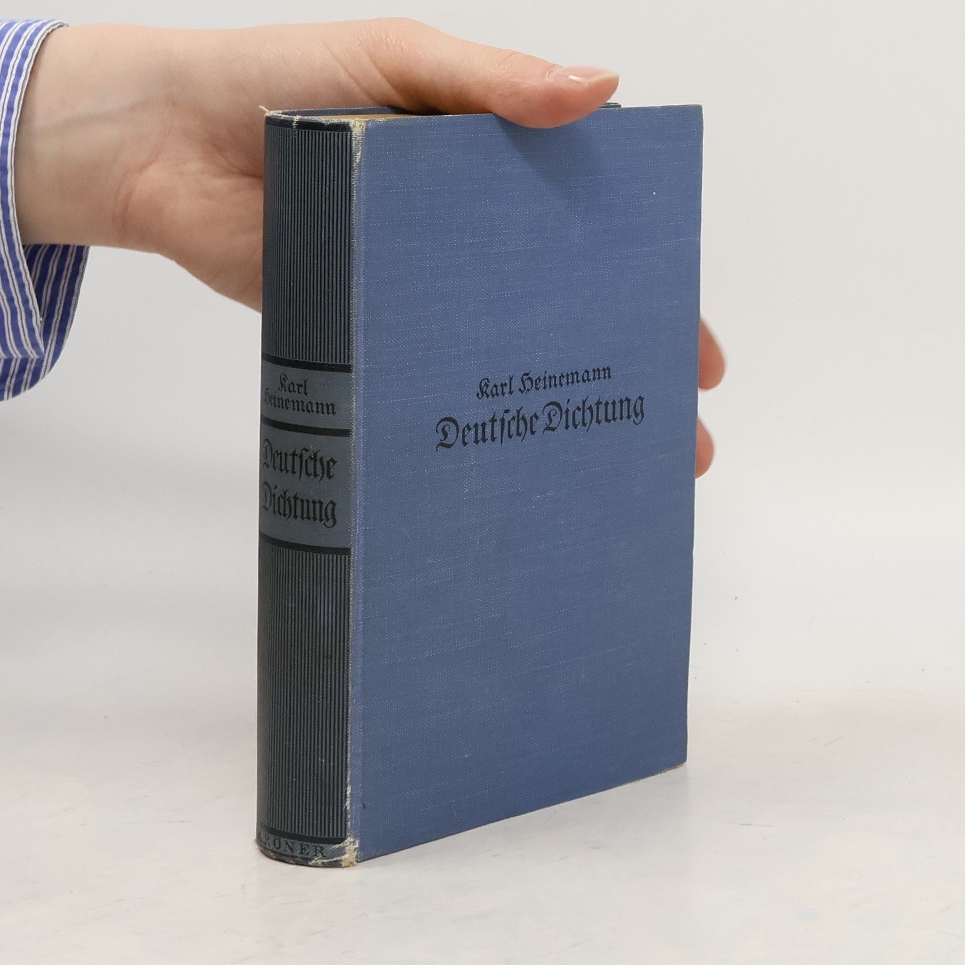 Karl Heinemann Die deutsche Dichtung