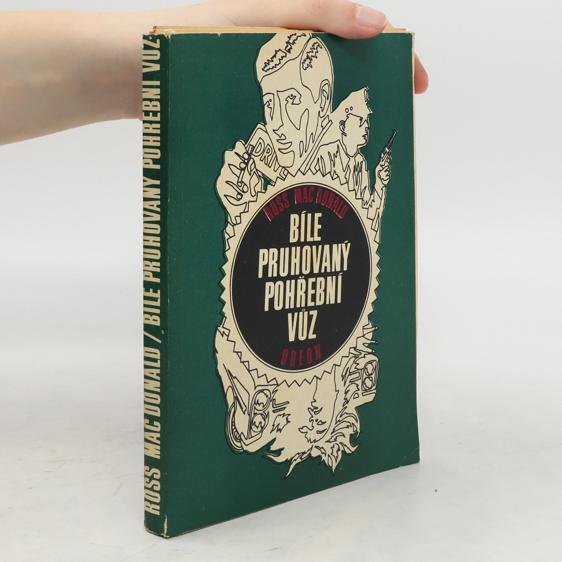 Ross Macdonald Bíle pruhovaný pohřební vůz