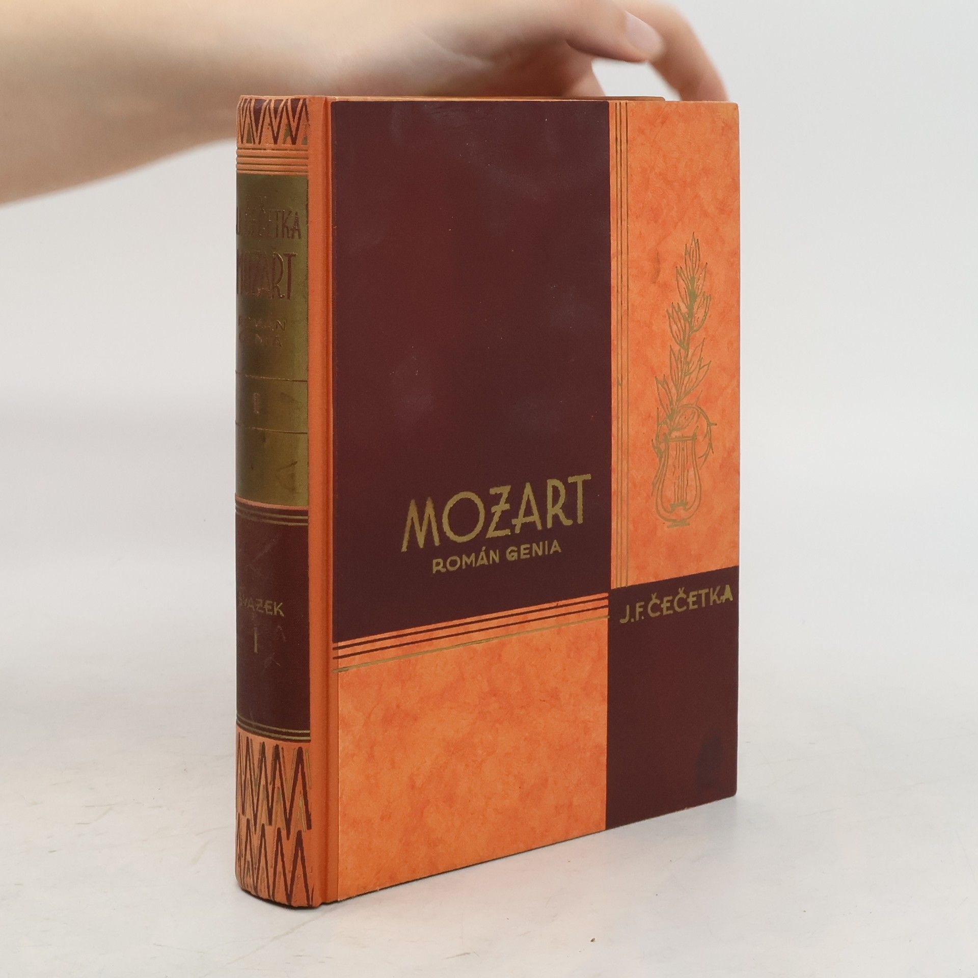 František Josef Čečetka Mozart. Román genia I.