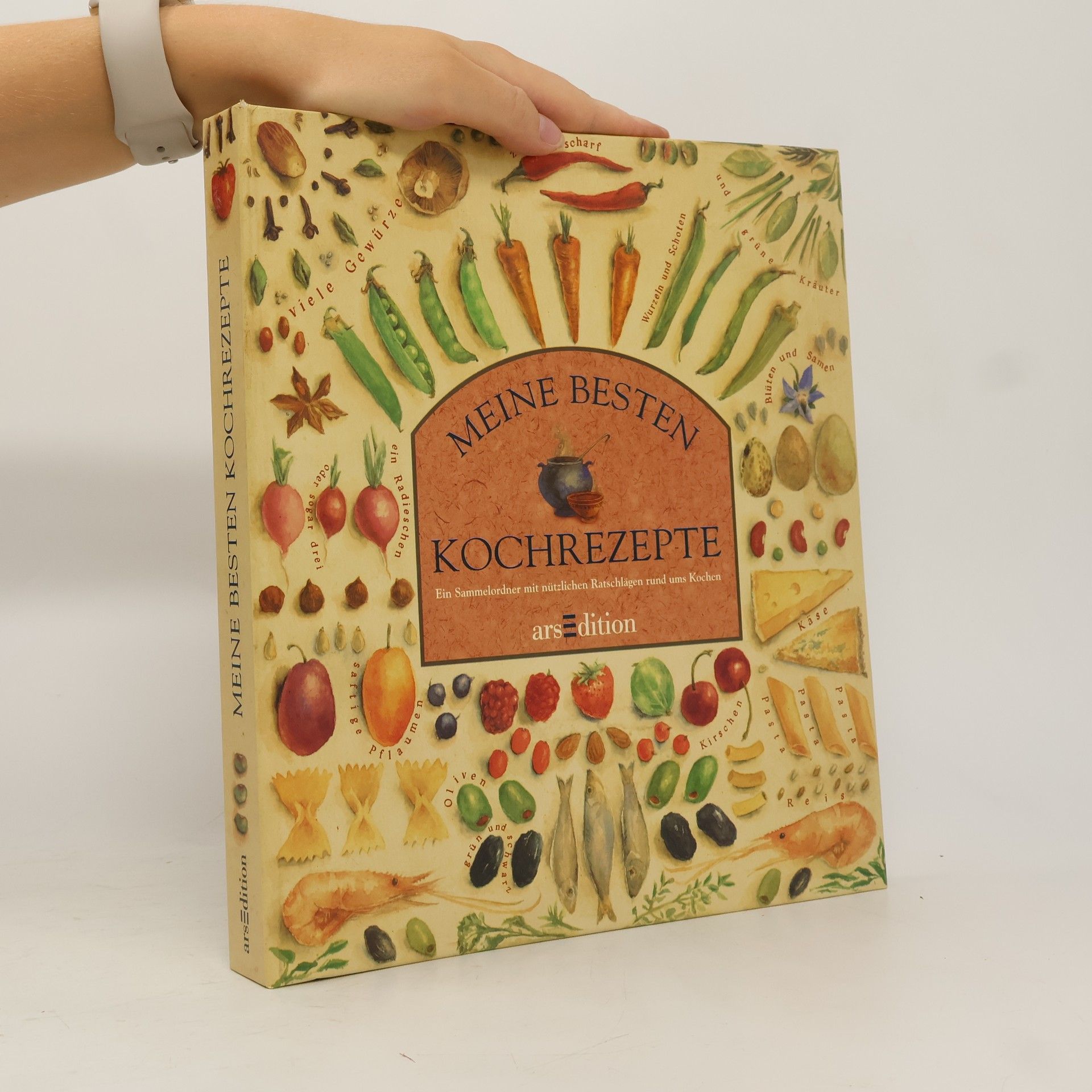 Rhoda Nottridge Meine besten Kochrezepte, Ordner. Ein Sammelordner mit nützlichen Ratschlägen rund ums Kochen. Mit Platz f. eigene Eintragungen u. Einstecktaschen für ausgeschnittene Rezepte