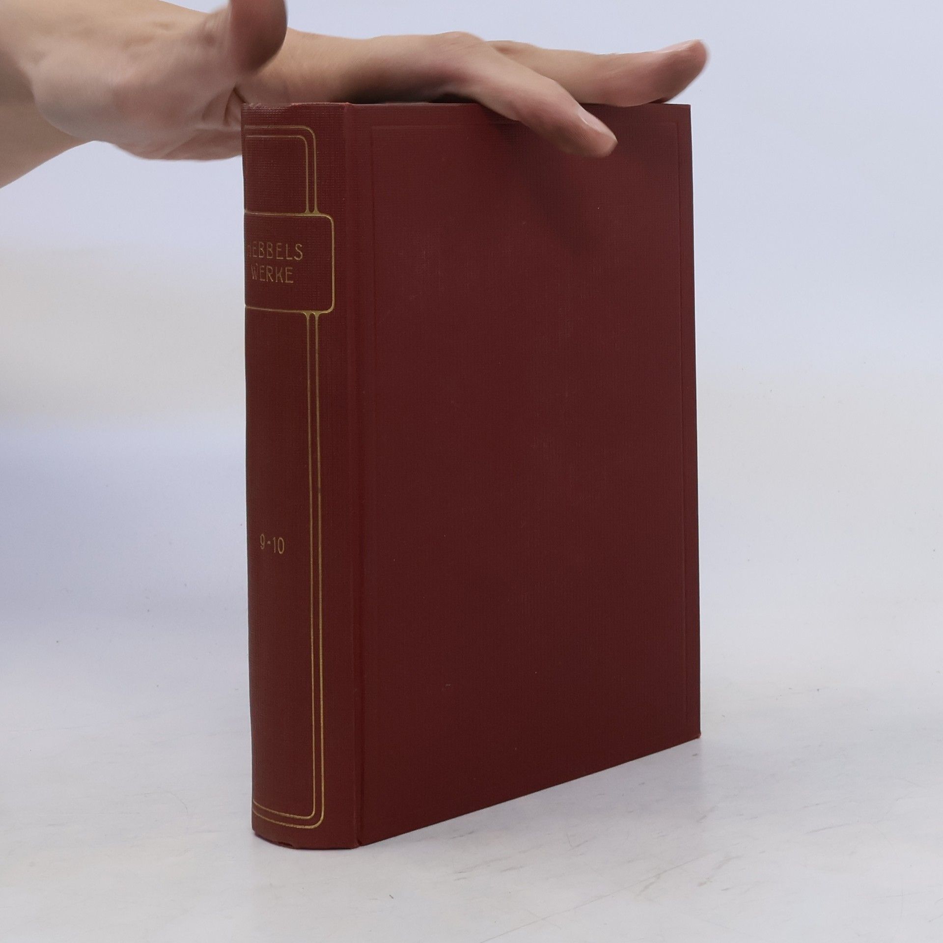 Theodor Poppe Hebbels Werke in zehn Teilen 9. Tagebücher I