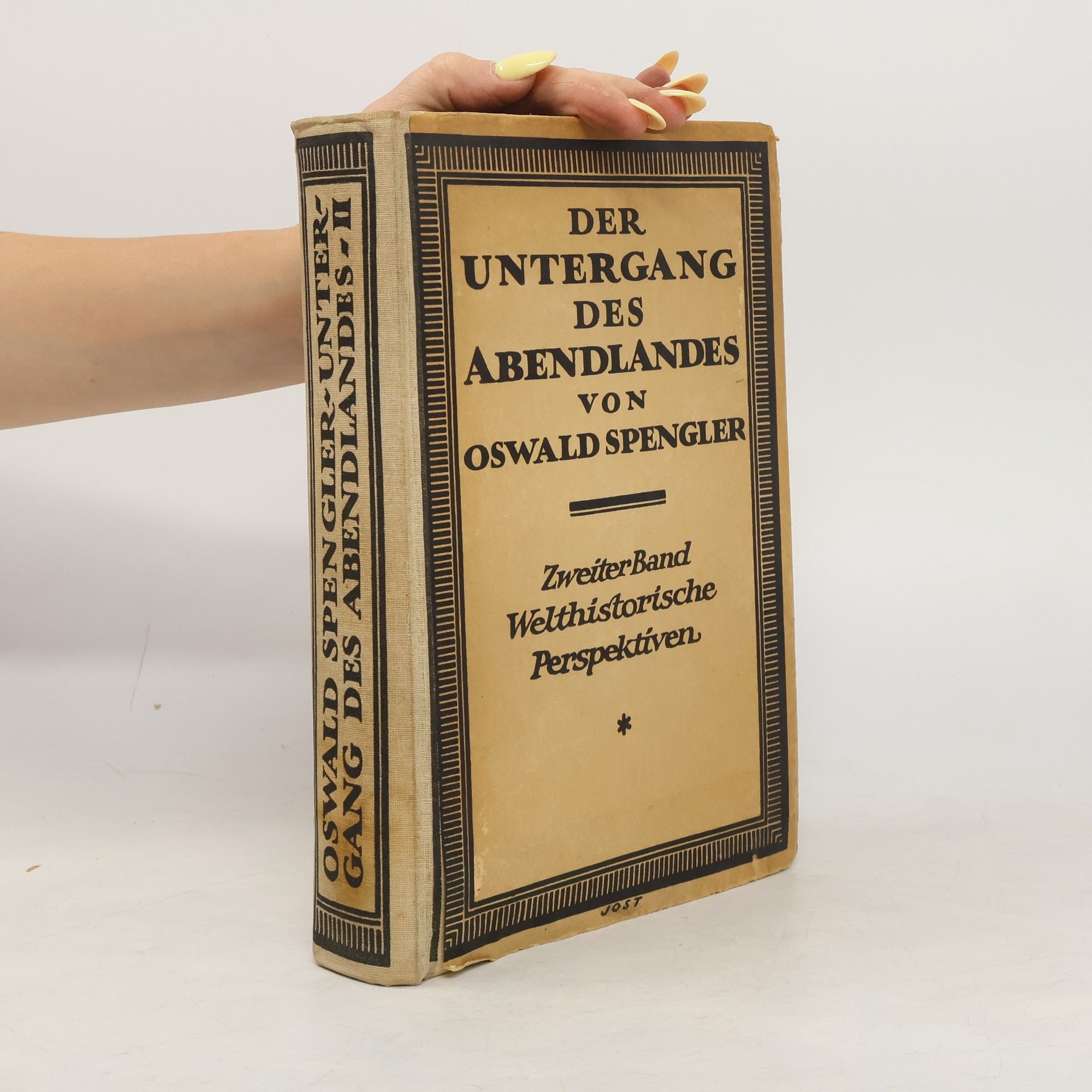 Oswald Spengler Der Untergang des Abendlandes 2