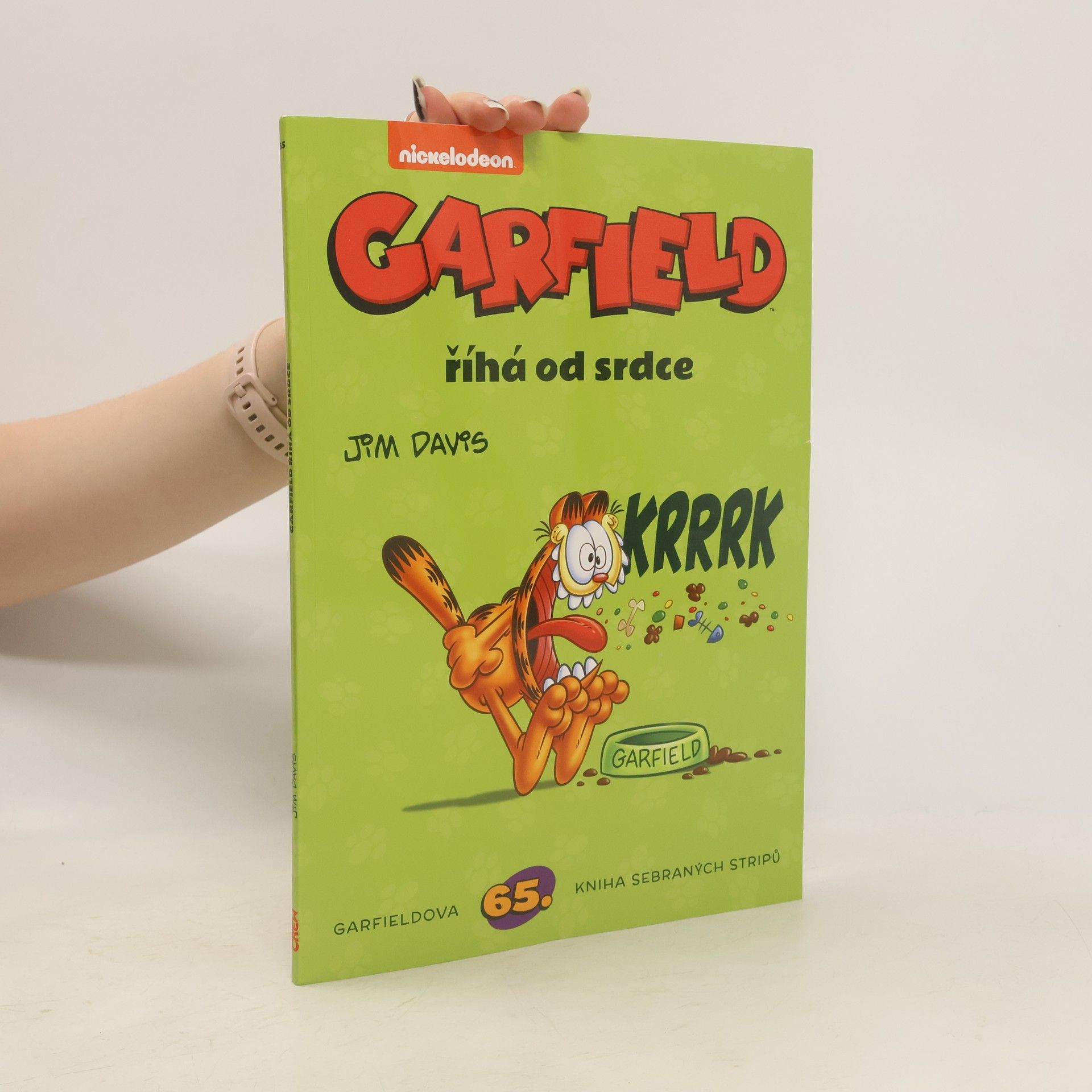 Jim Davis Garfield říhá od srdce