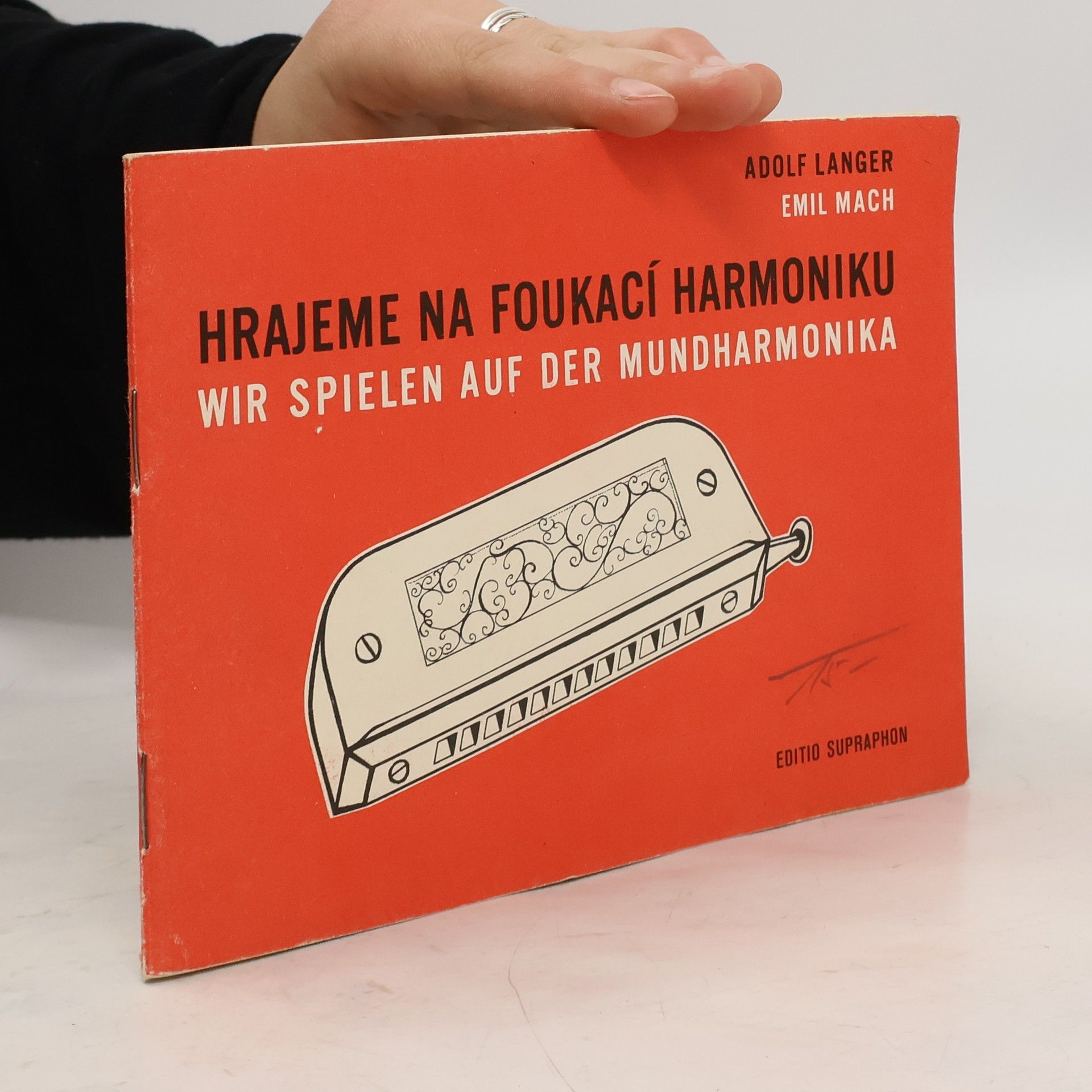 Adolf Langer Hrajeme na foukací harmoniku. Wir spielen auf der Mundharmonika
