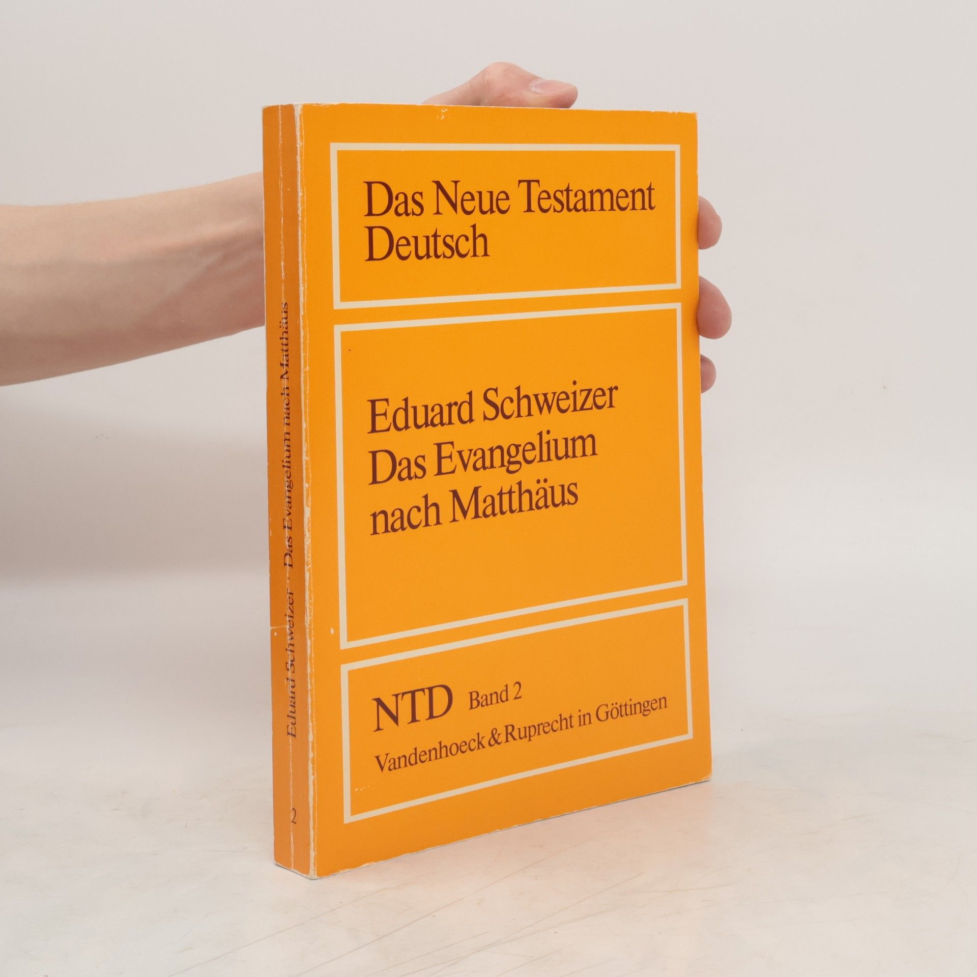 Eduard Schweizer Das Evangelium nach Matthäus
