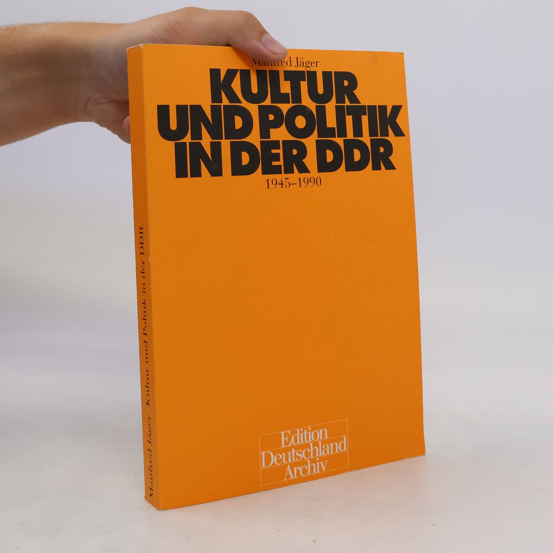 Manfred Jäger Kultur und Politik in der DDR