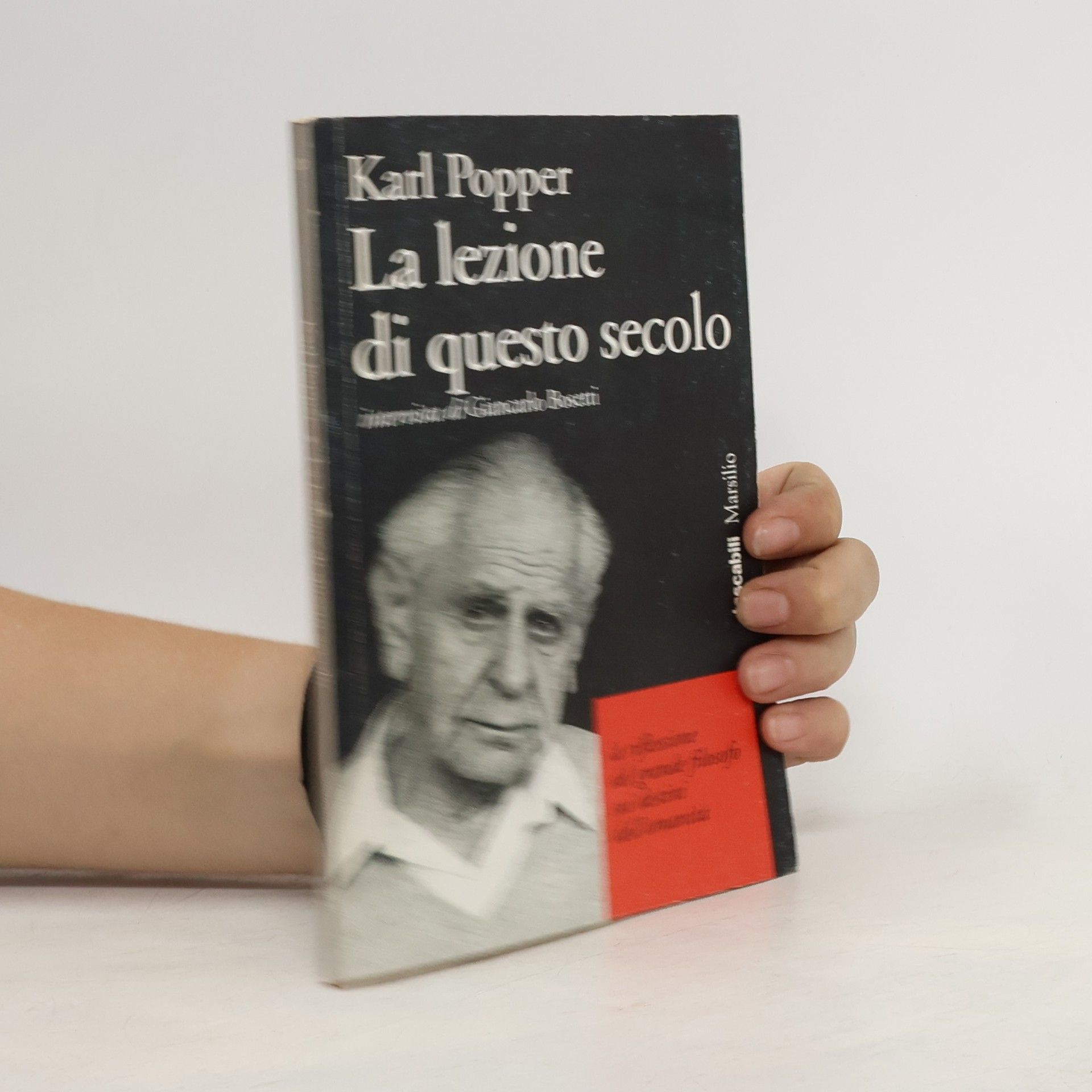 Karl Popper La lezione di questo secolo. Intervista di Giancarlo Bosetti