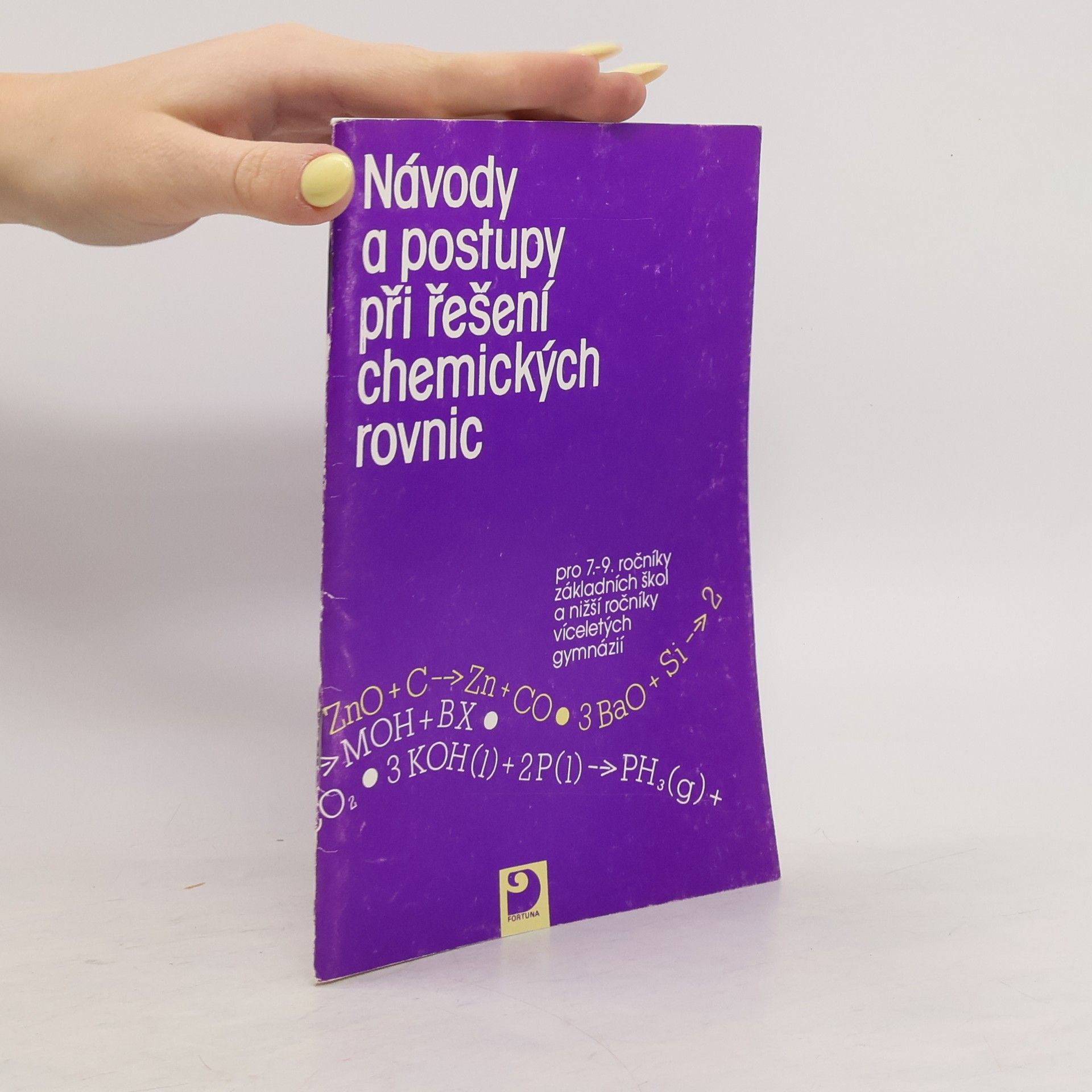 Markéta Pečivová Návody a postupy při řešení chemických rovnic pro 7.-9. ročníky základních škol a střední školy