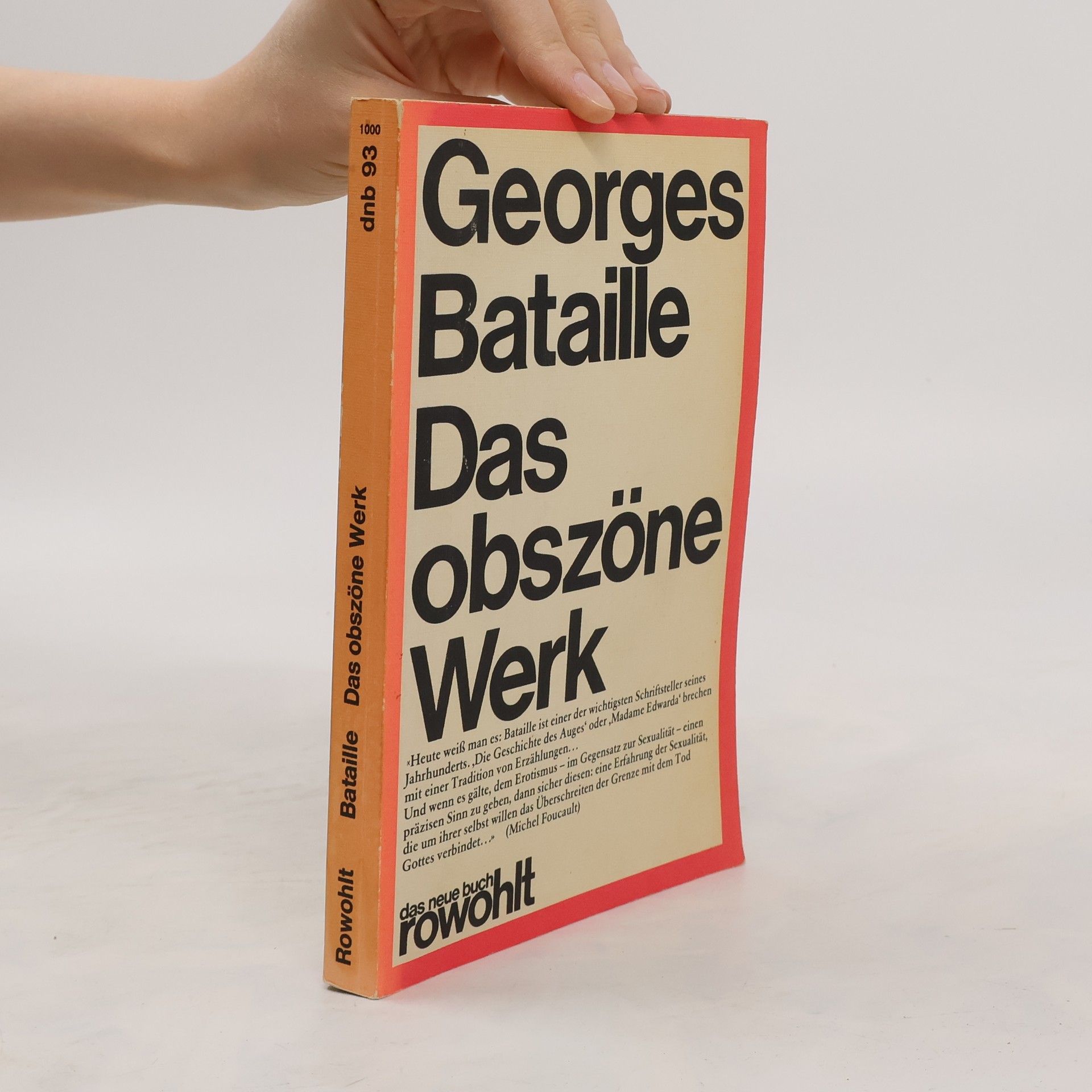 Georges Bataille Das obszöne Werk