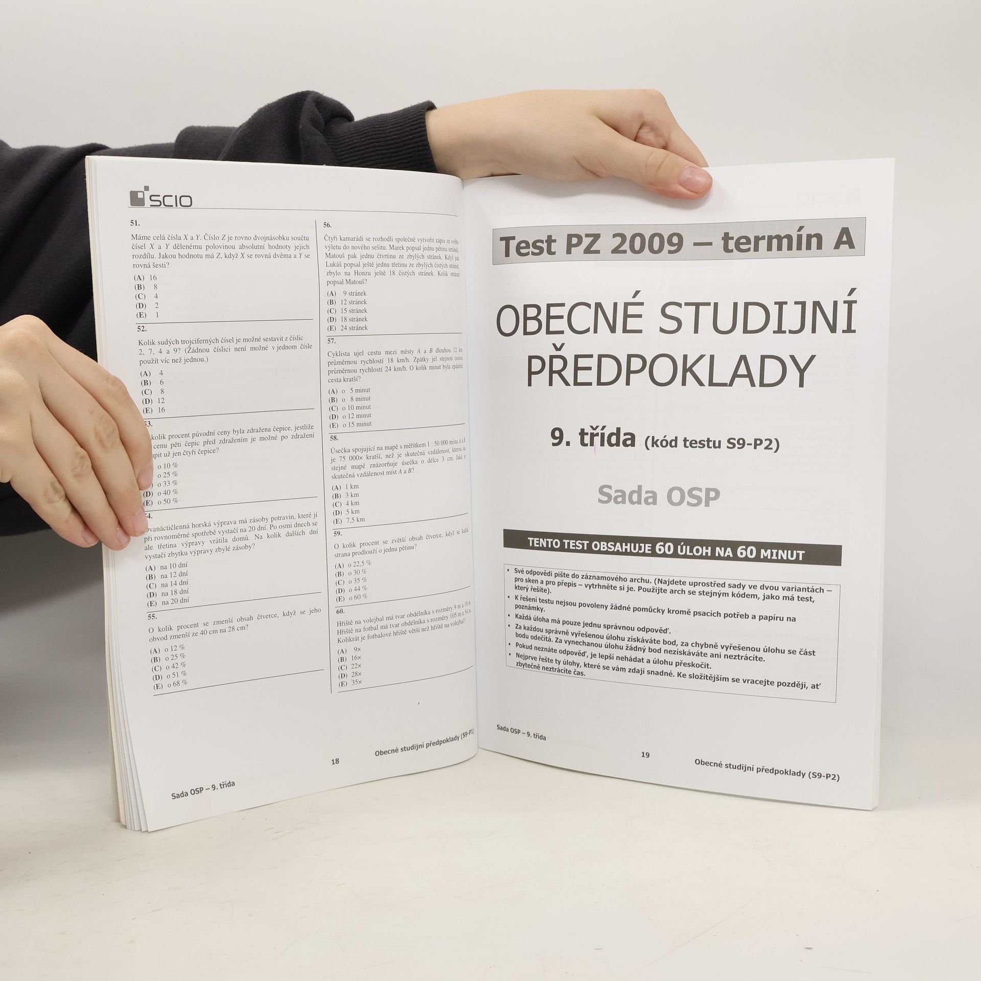 kolektiv Sady testů Scio. OSP 9 - verze 2013
