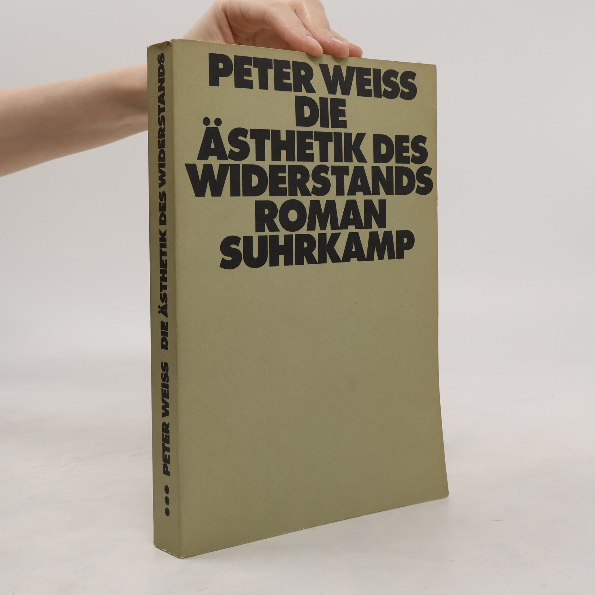 Peter Weiss Die Ästhetik des Widerstands: Roman