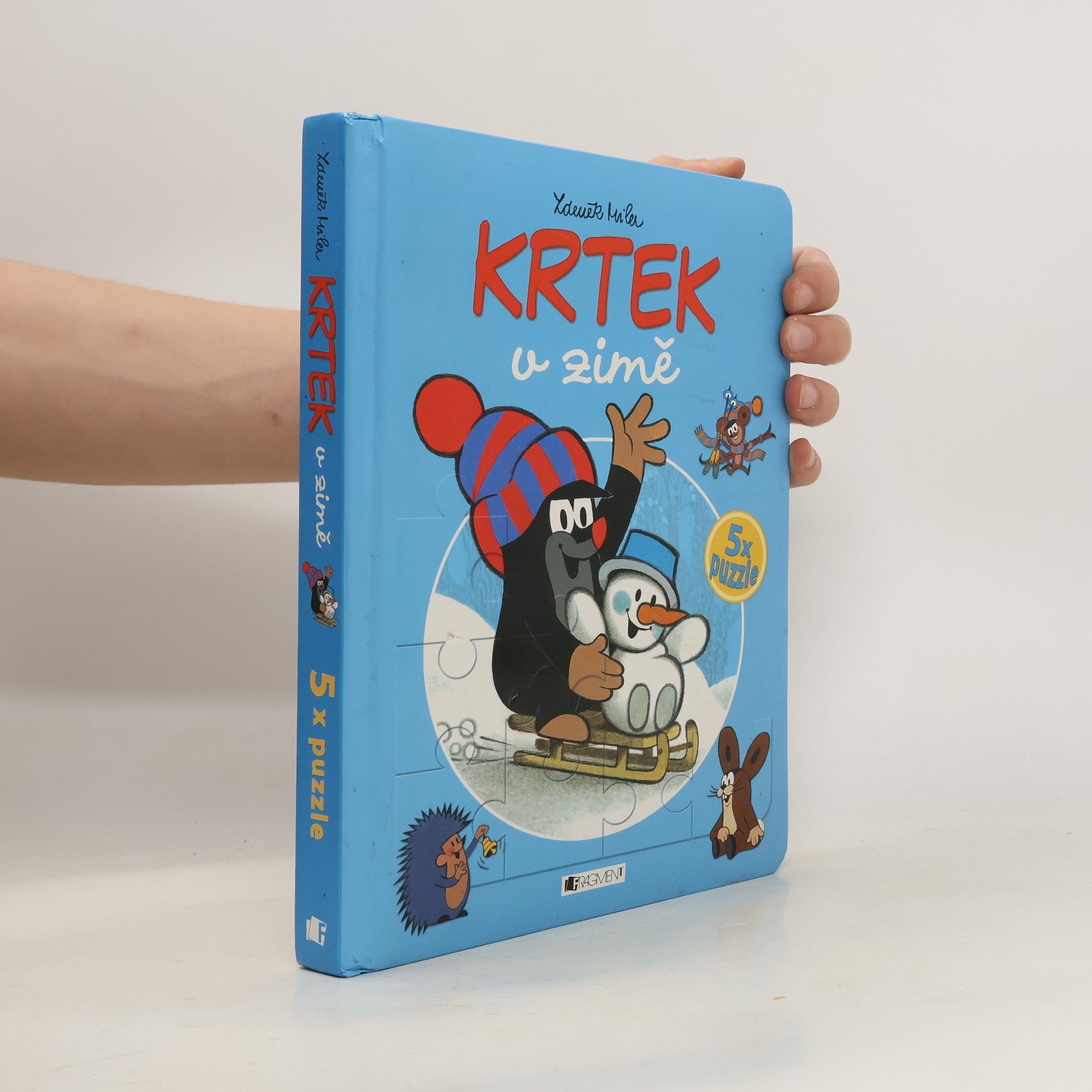 Zdeněk Miler Krtek v zimě (puzzle uvnitř)