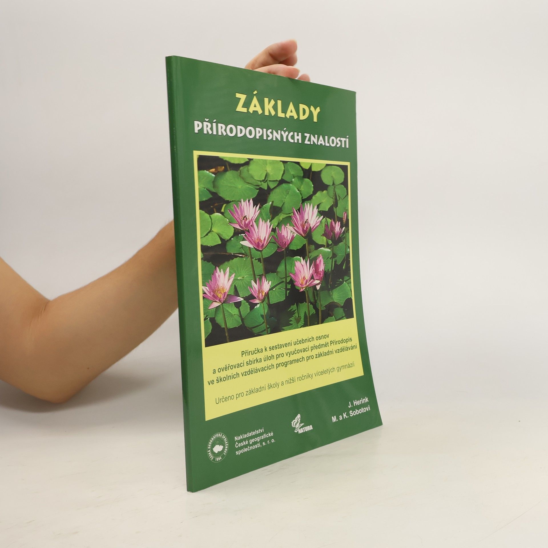 Josef Herink Základy přírodopisných znalostí