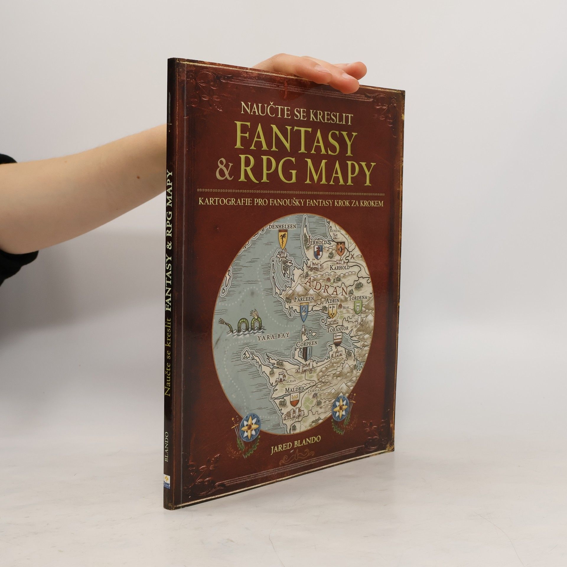 Jared Blando Naučte se kreslit fantasy a RPG mapy