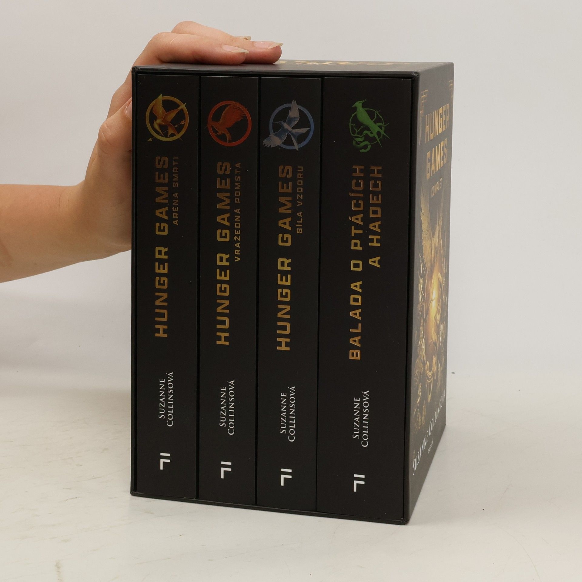 Suzanne Collins Hunger Games 1–4  (box)