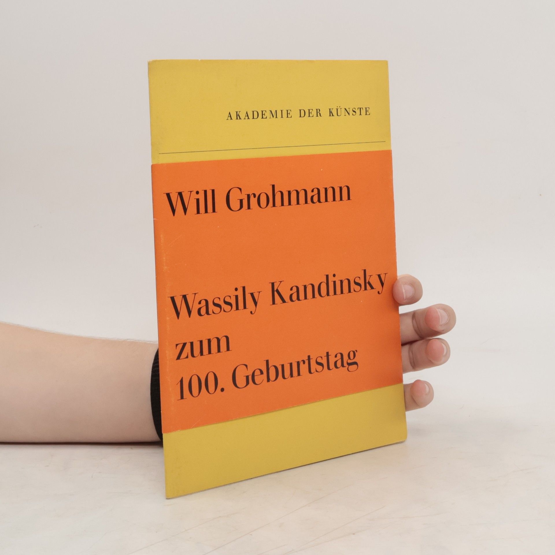 Will Grohmann Wassily Kandinsky zum 100. Geburtstag