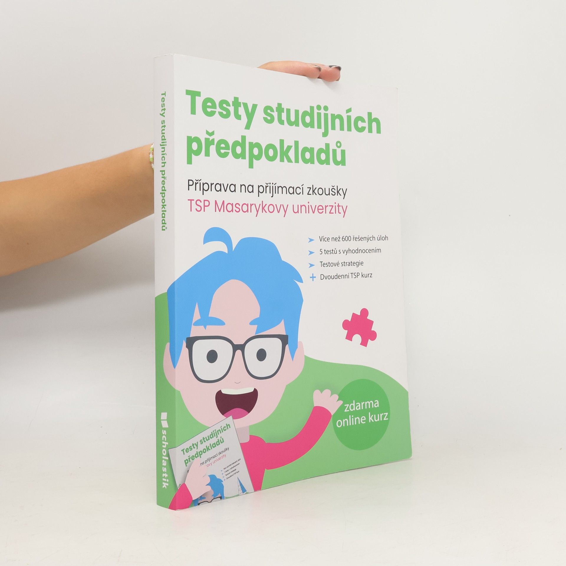 Matěj Vitouch Testy studijních předpokladů : příprava na přijímací zkoušky TSP Masarykovy univerzity