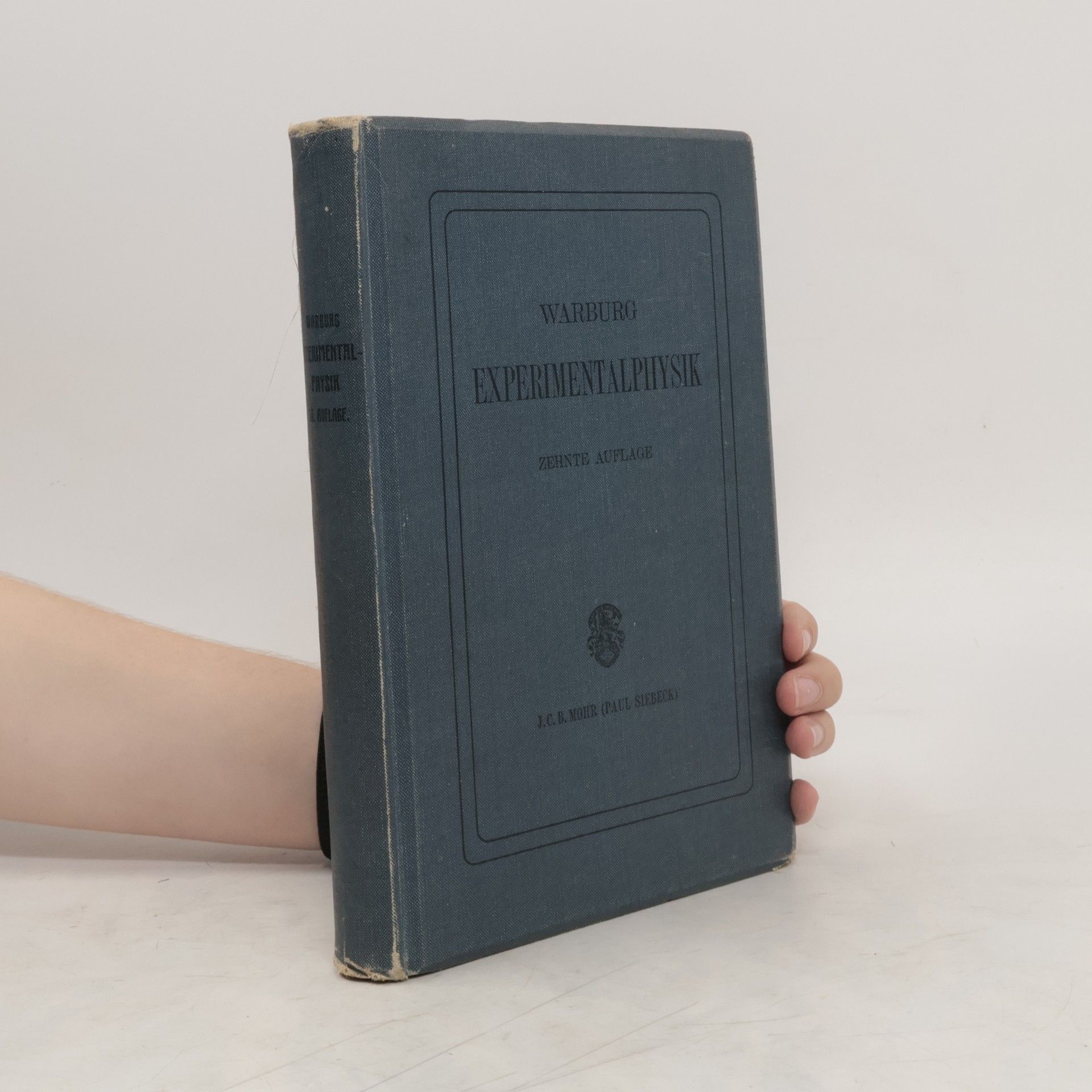 Emil Warburg Lehrbuch der Experimentalphysik für Studierende