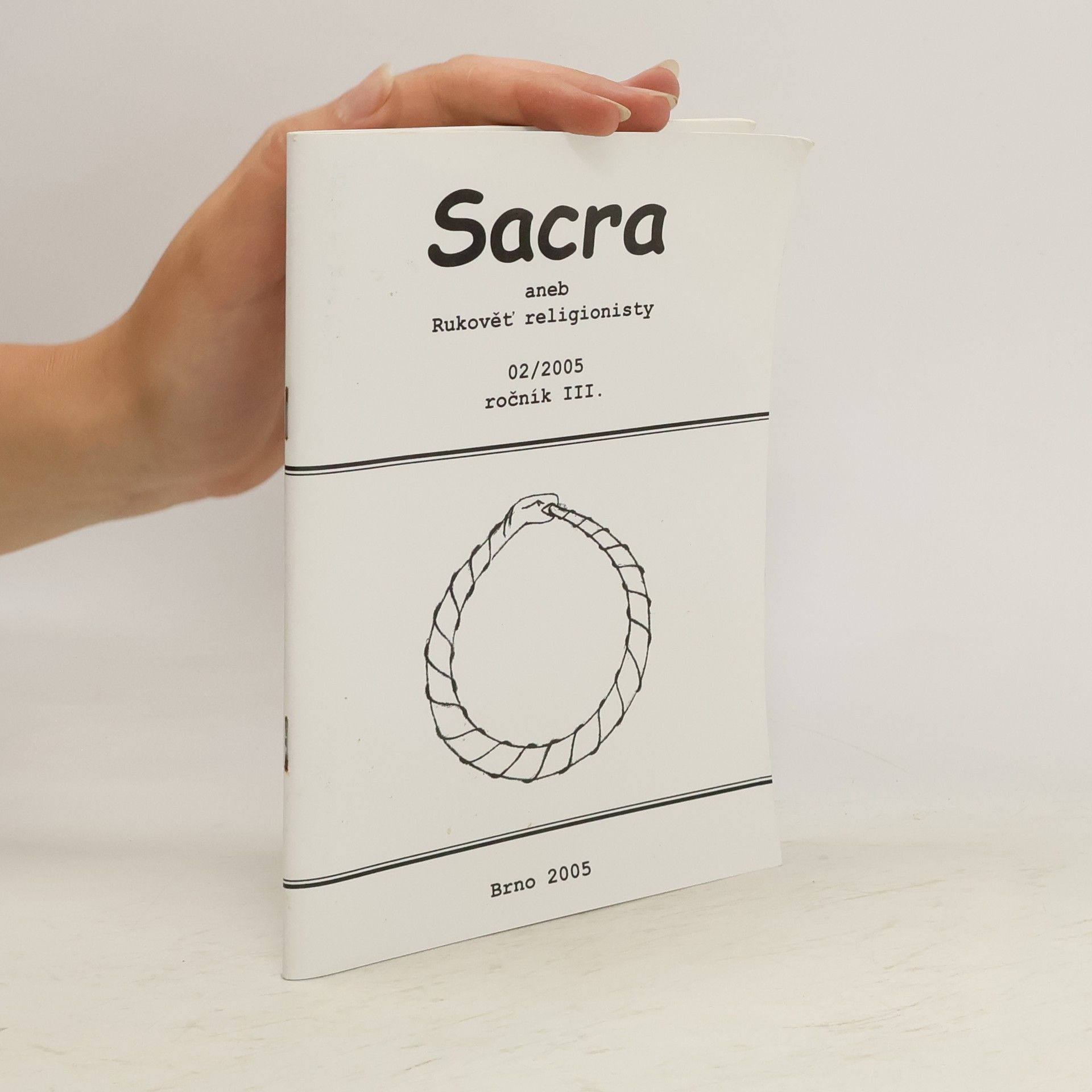 Autorenkollektiv Sacra aneb Rukověť religionistiky. Ročník I., č. 1