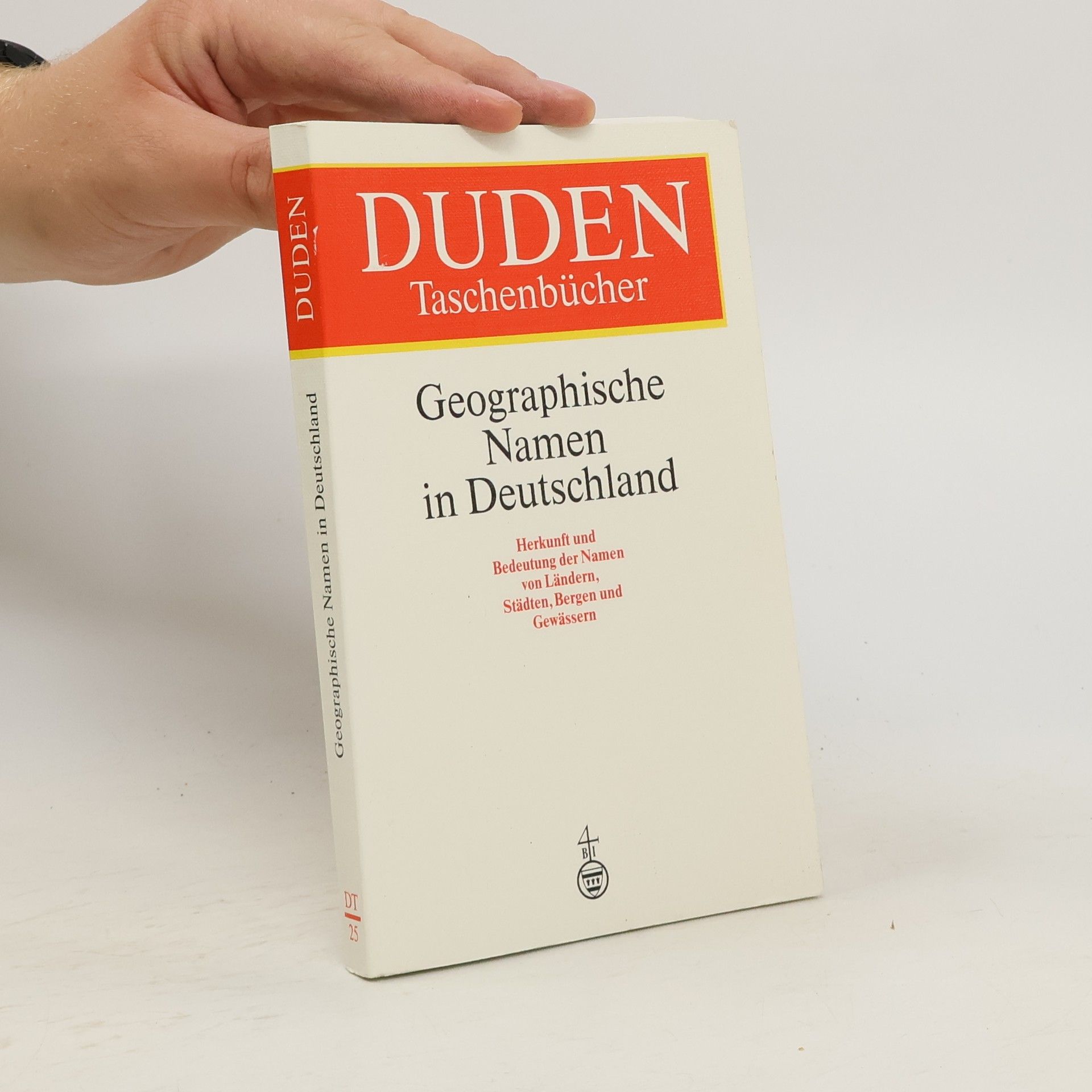 Dieter Berger Duden, Geographische Namen in Deutschland