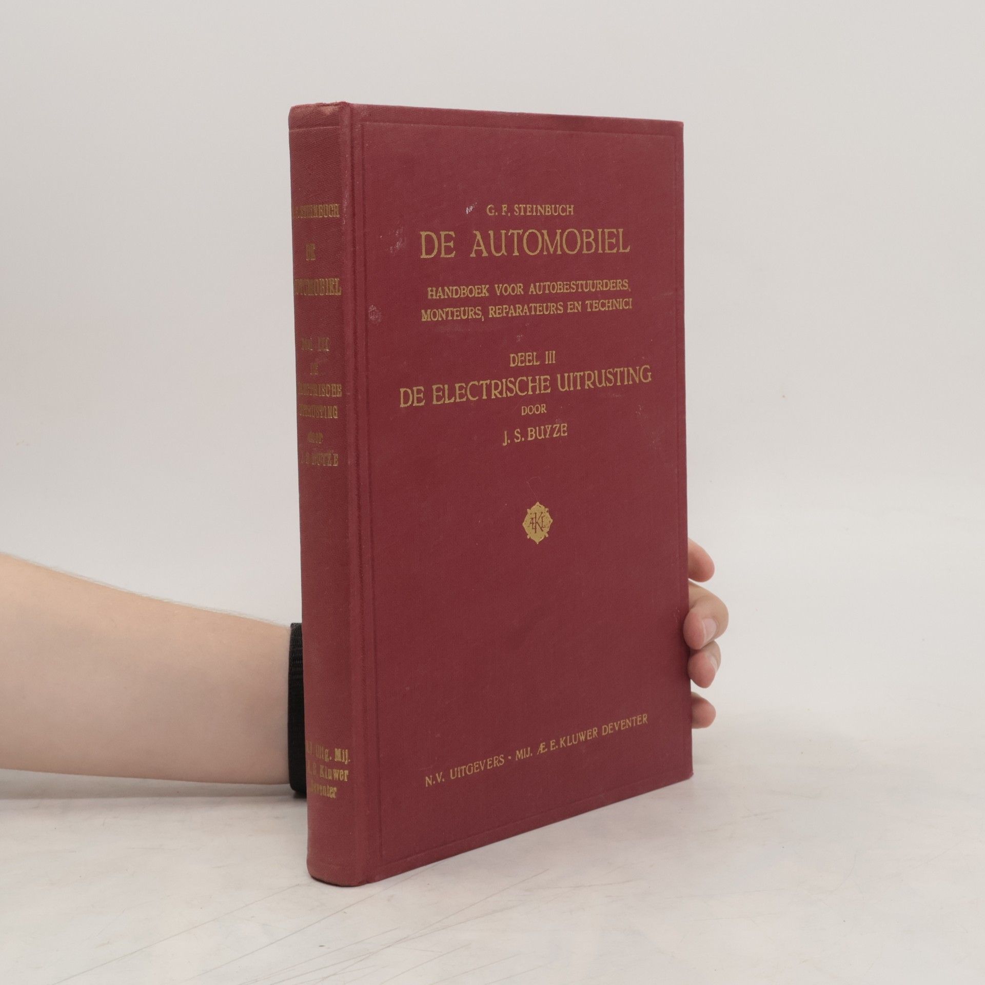 J. S. Buyze De Automobiel. Deel II. De electrische Uitrusting
