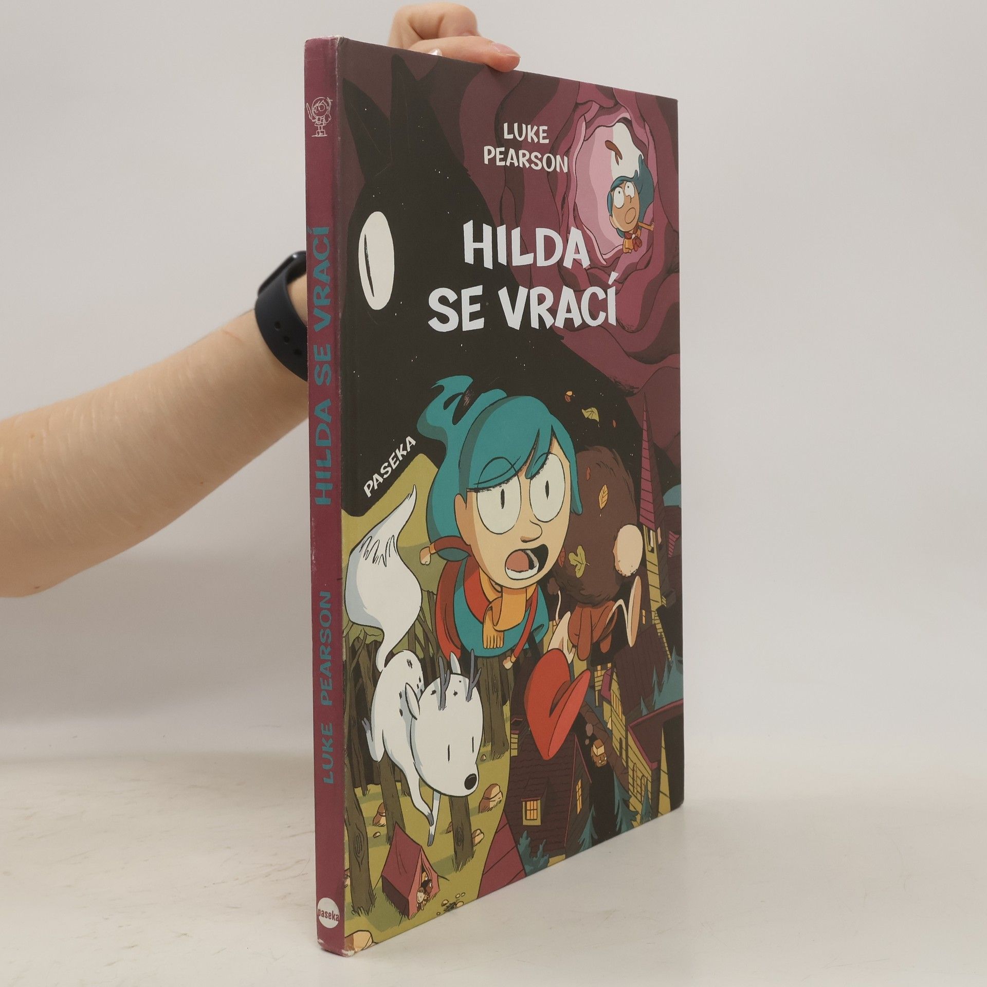 Luke Pearson Hilda a ptačí slavnost. Hilda a černý pes