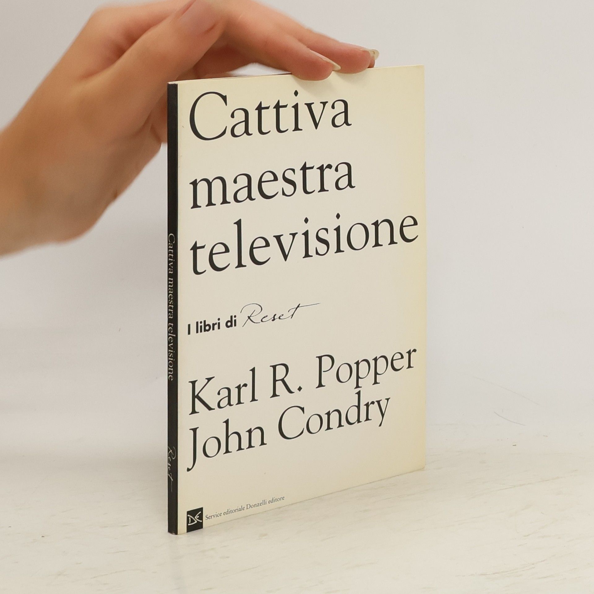 Karl R. Popper Cattiva maestra televisione