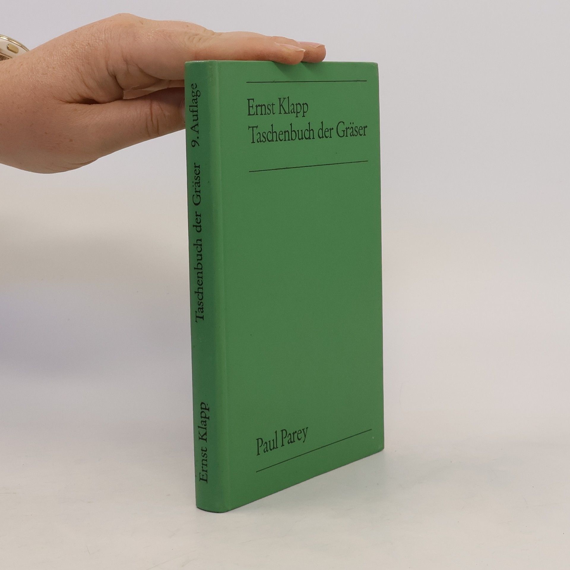 Ernst Klapp Taschenbuch der Gräser