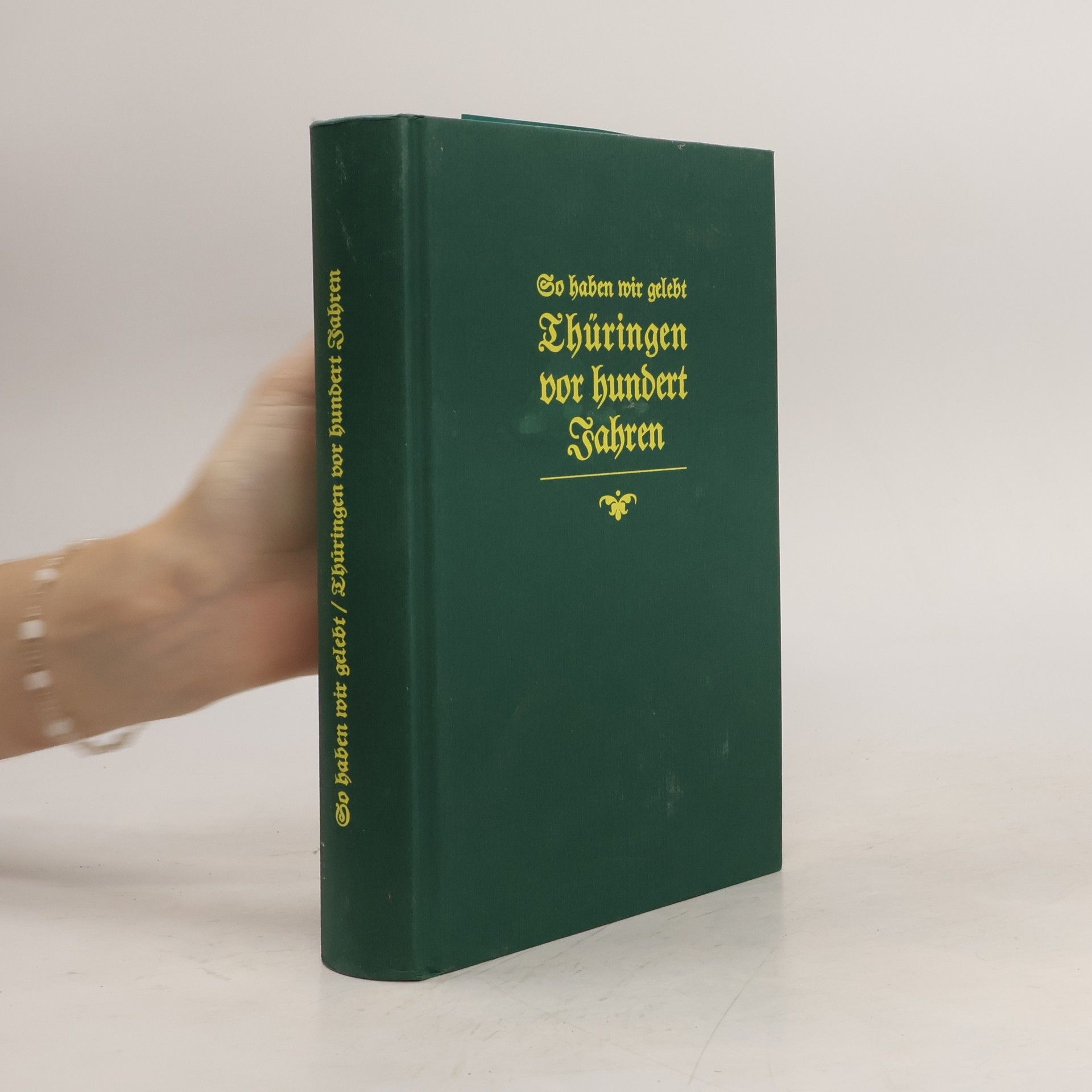 Reinhard Escher So haben wir gelebt - Thüringen vor hundert Jahren
