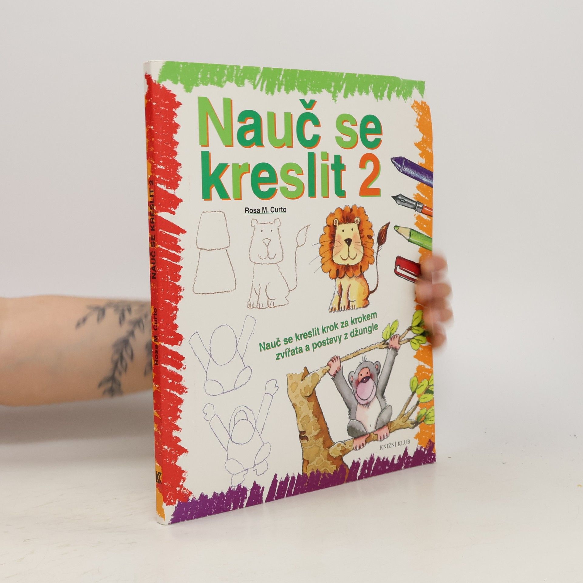 Rosa María Curto Nauč se kreslit 2. Nauč se kreslit krok za krokem zvířata a postavy z džungle