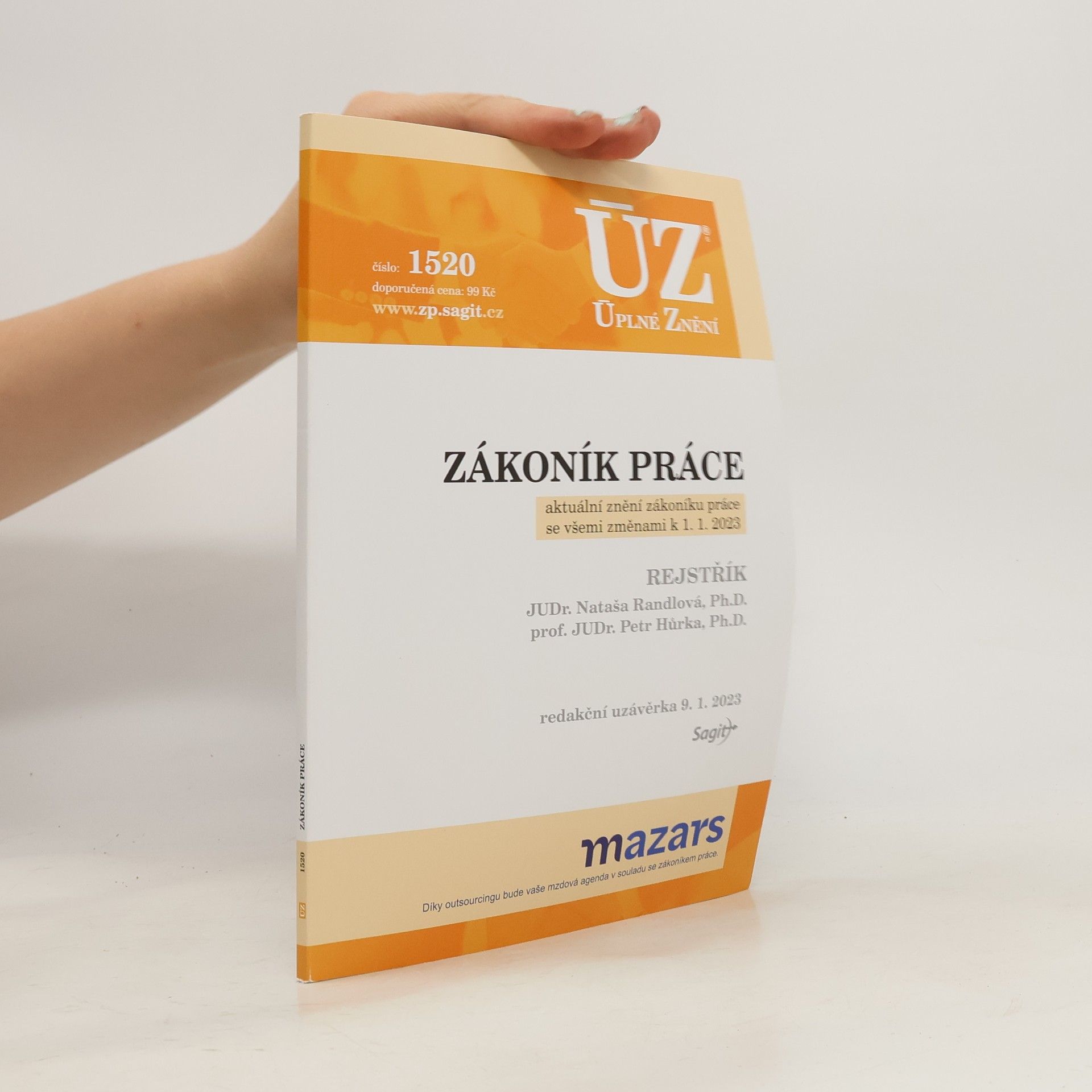 Nataša Randlová ÚZ 1520 Zákoník práce