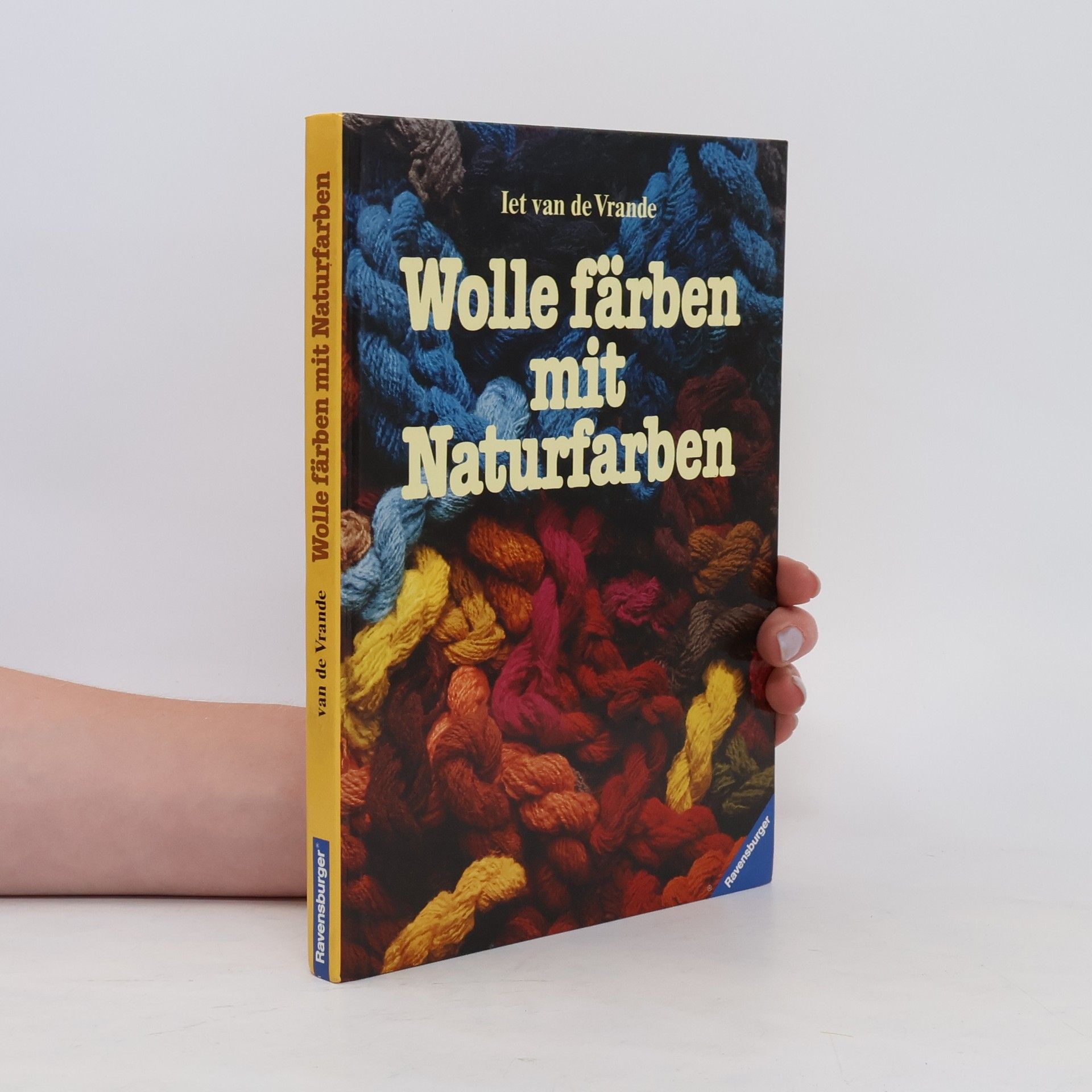 Iet van de Vrande Wolle färben mit Naturfarben